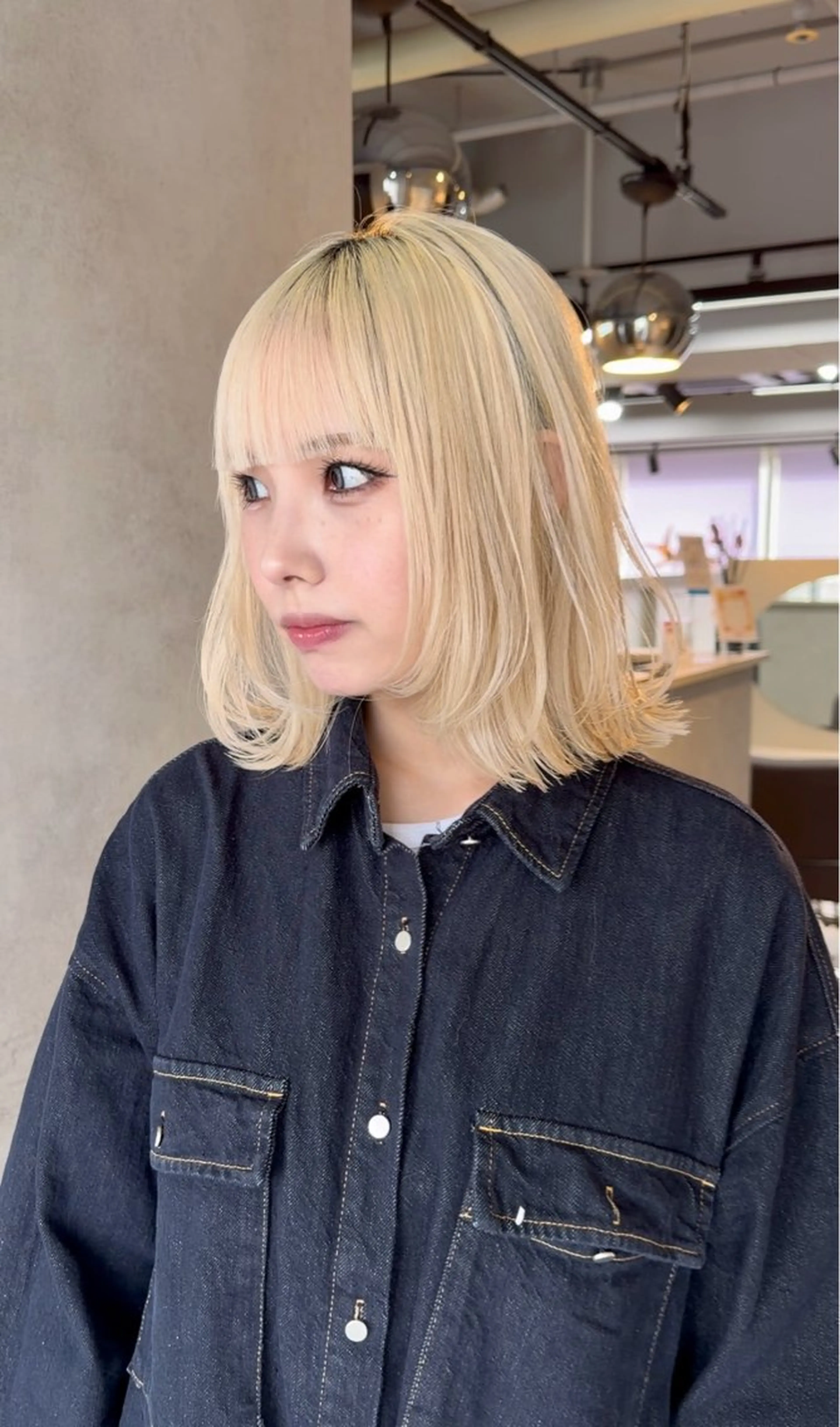 ミディアム カラー 心斎橋難波/カラー ココロのヘアスタイル