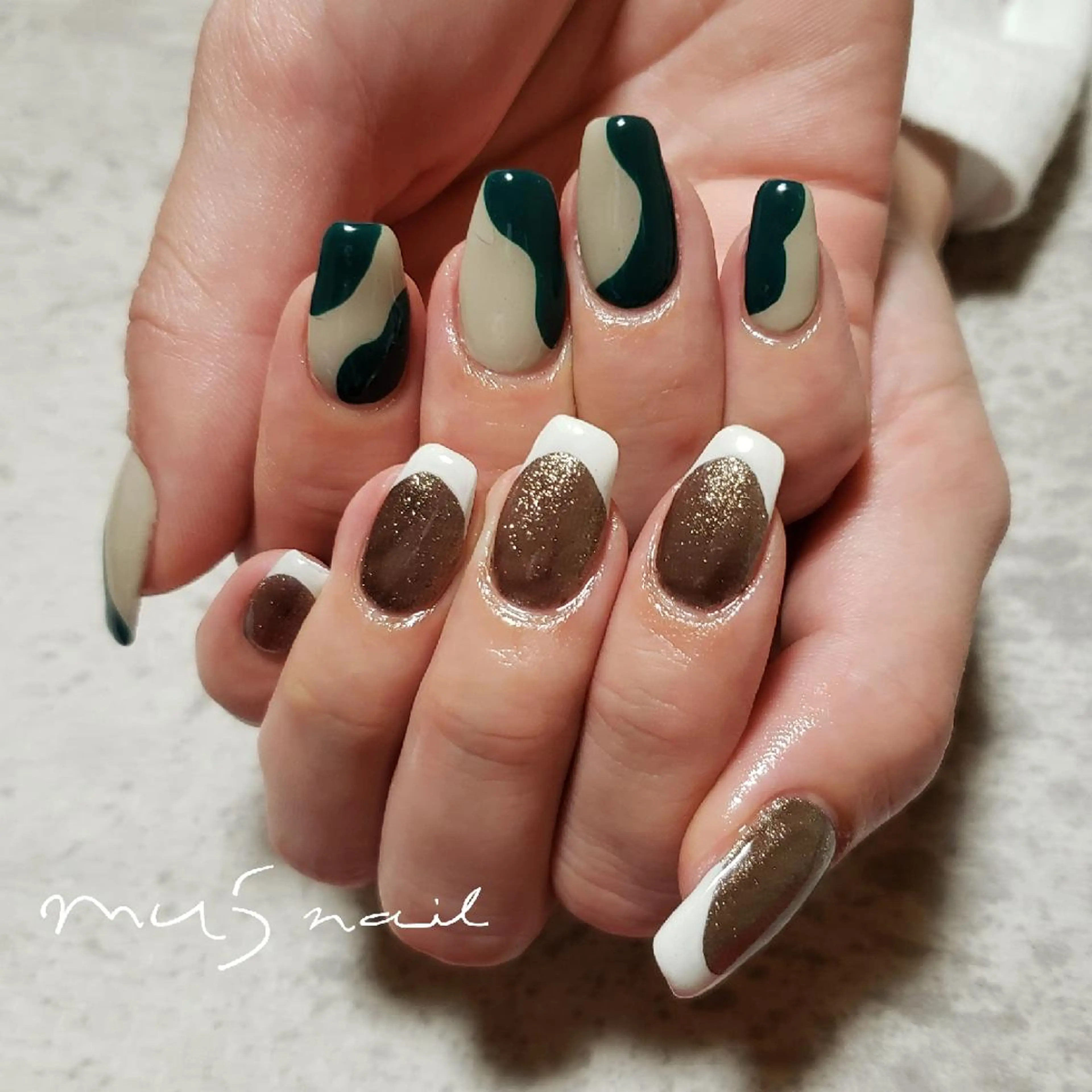 ネイル ハンドネイル ハンドケア MU5-nail 金山ネイルサロンのネイルデザイン