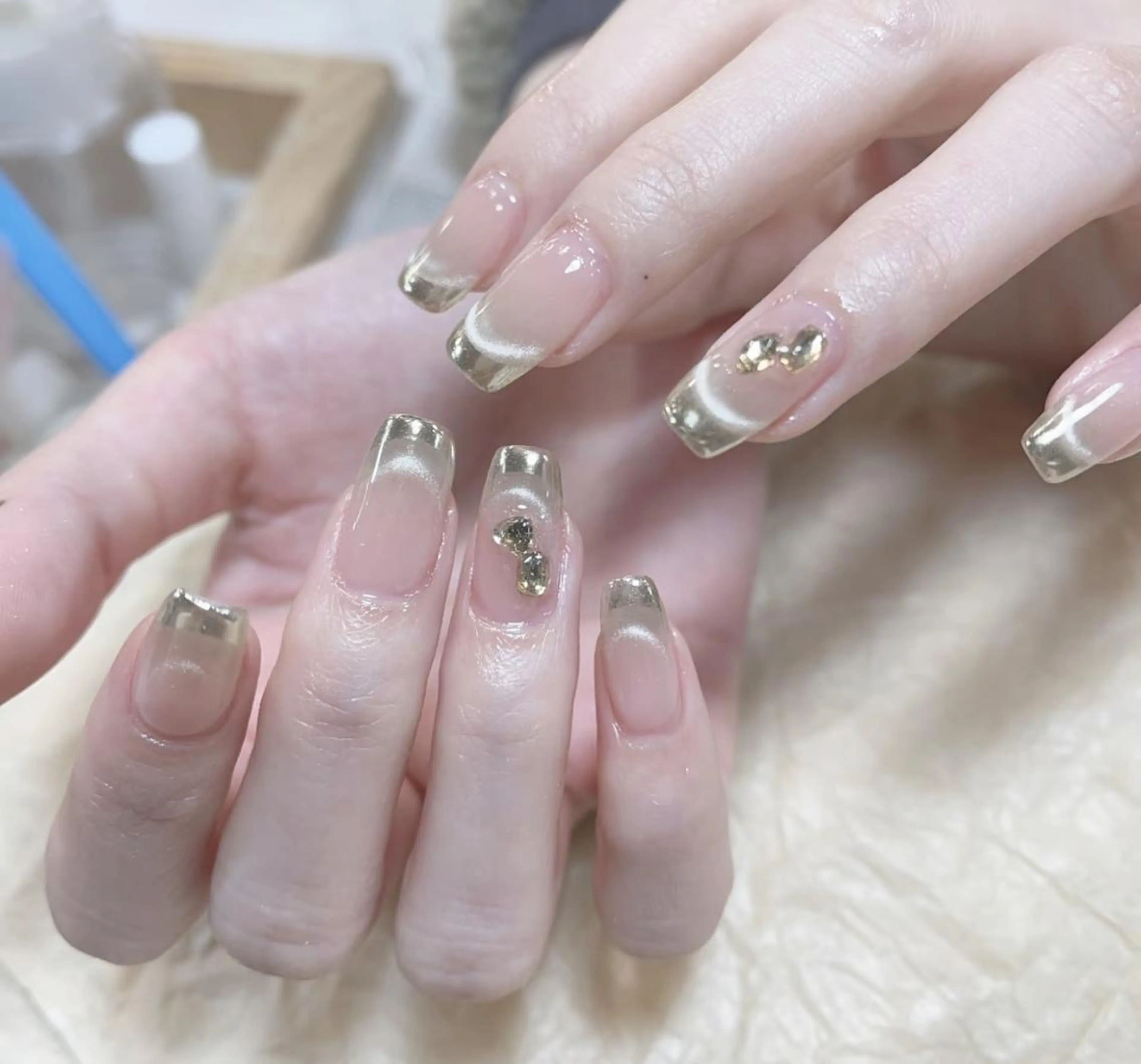 ネイル ハンドネイル ハンドケア 🍑 momo_nailのネイルデザイン