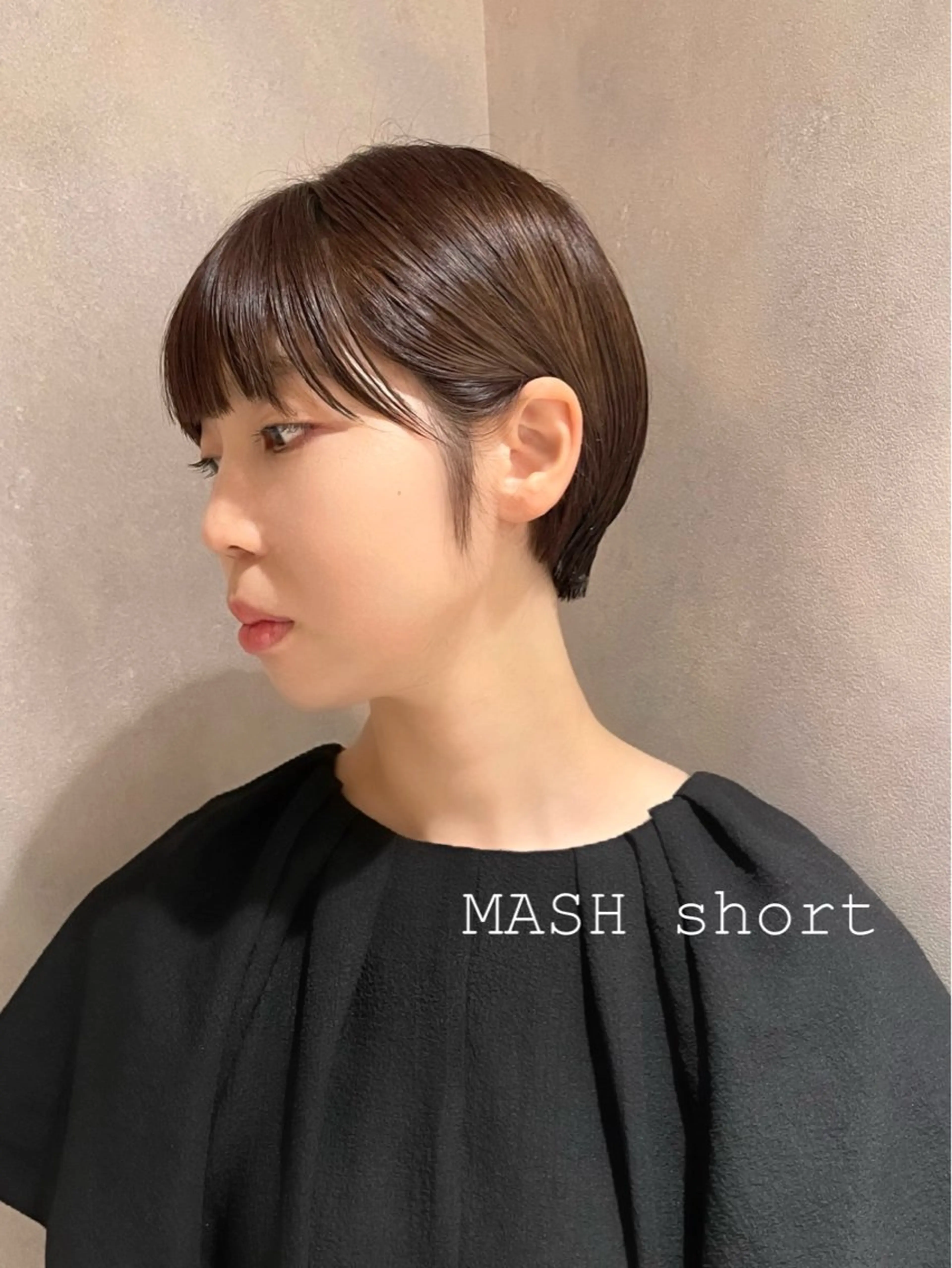 ショート カラー カット トリートメント ショート/ボブ/ 透明感カラー/ほのかのヘアスタイル