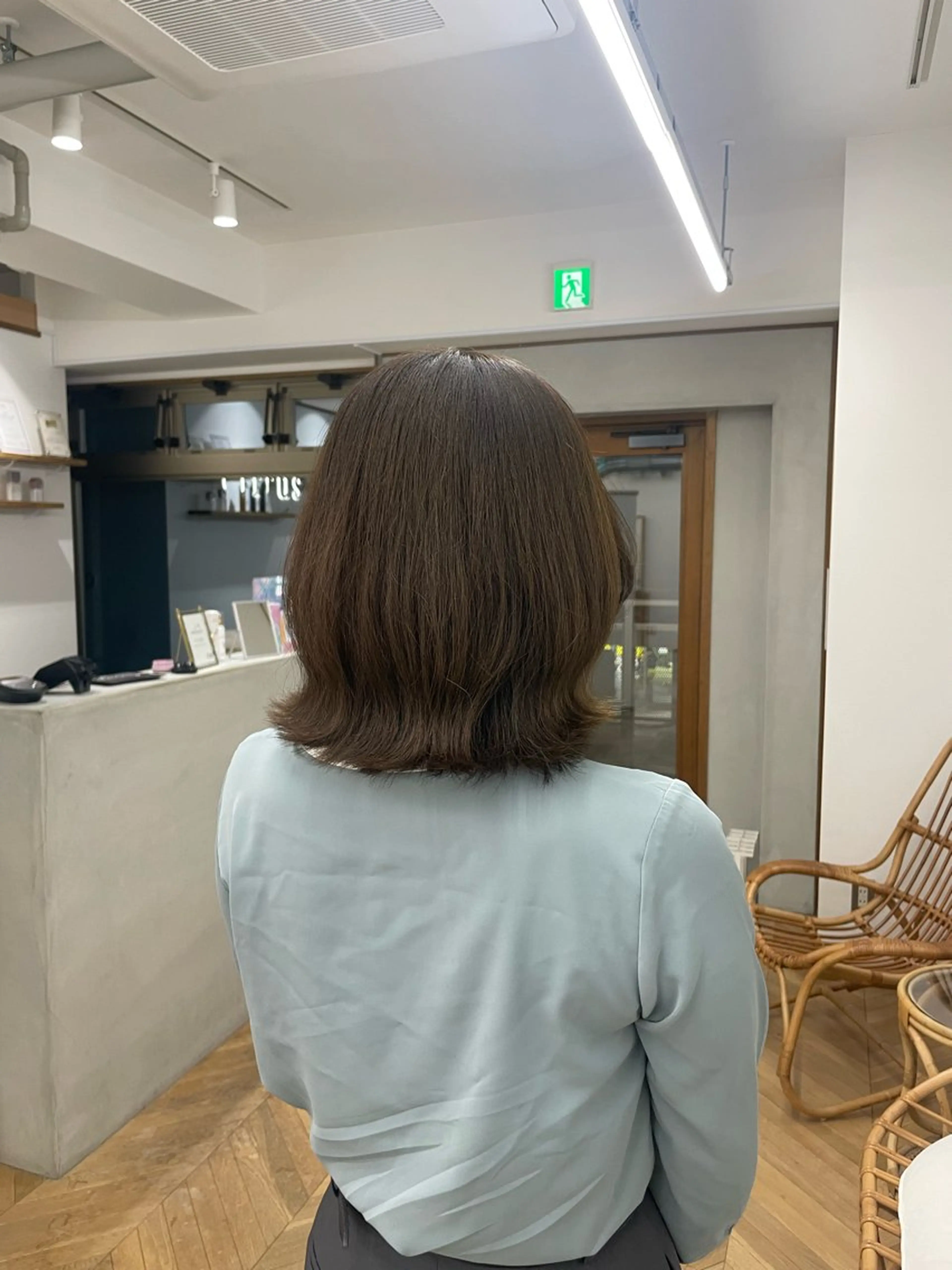 ミディアム ボブ 外ハネヘア cirrus 🌻 misakiのヘアスタイル