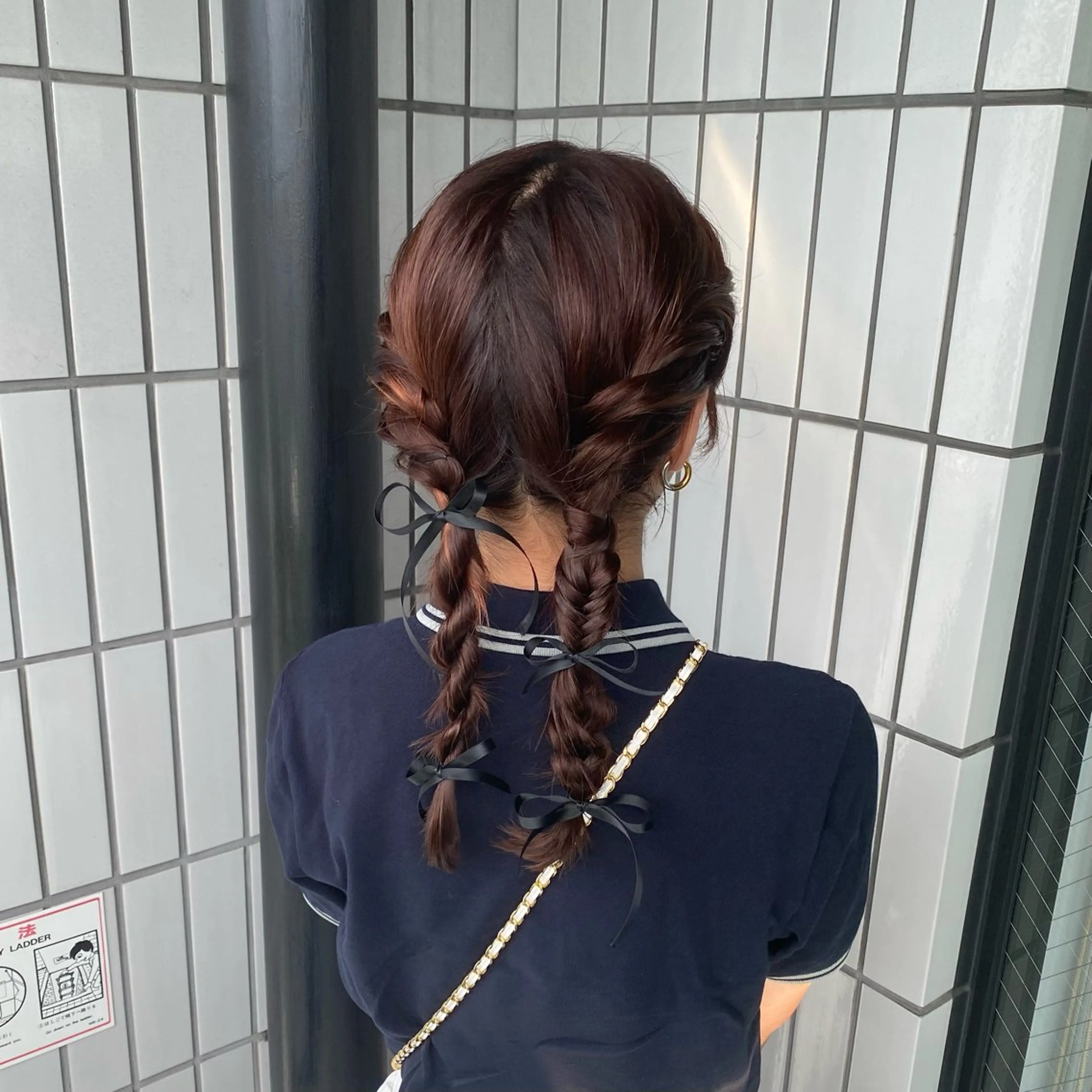 カラー ヘアアレンジ 💫miyu💫デザ インカラー/アレンジのヘアスタイル