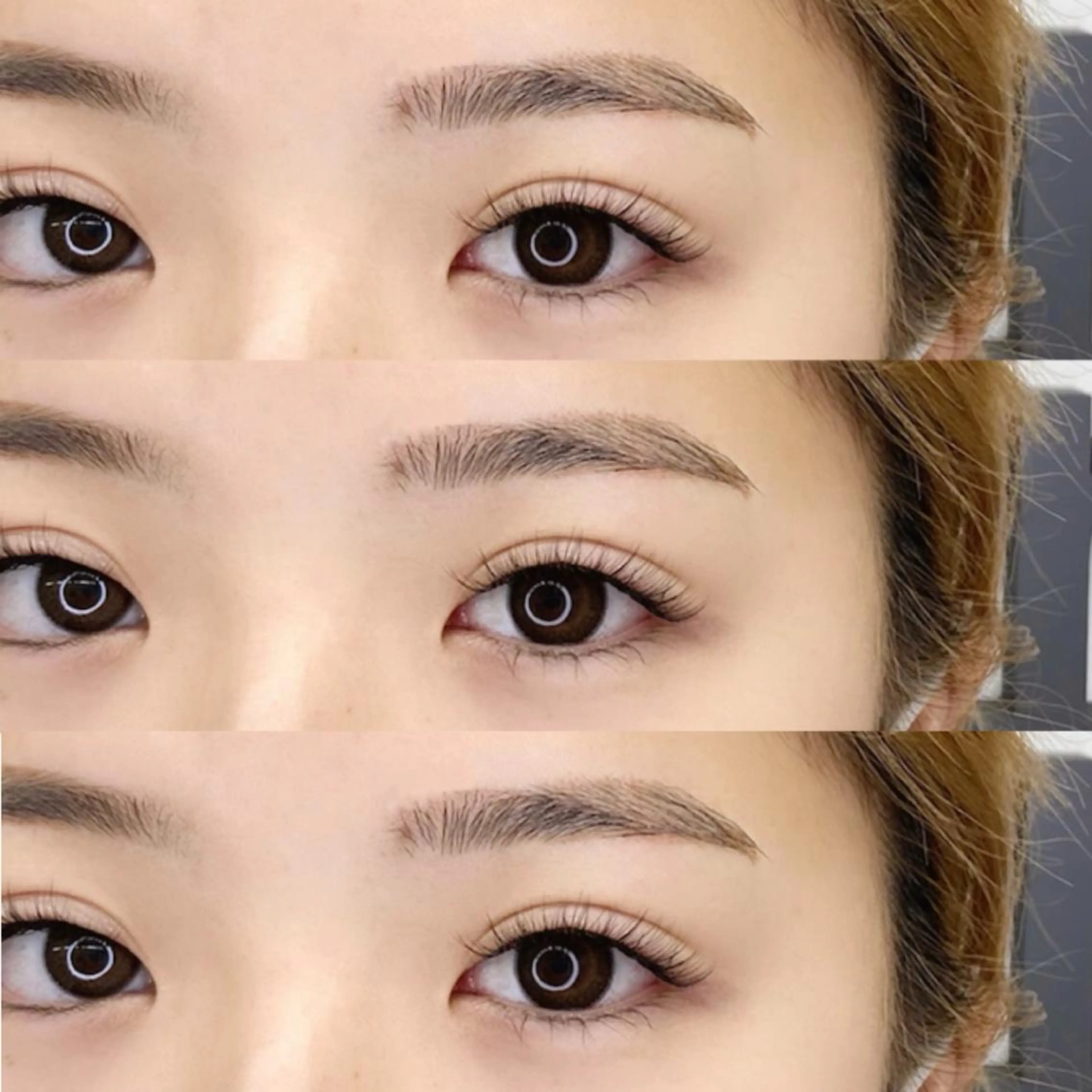 下がりまつ毛の方必見‼︎パリジェンヌ＋エクステ80本👀の写真