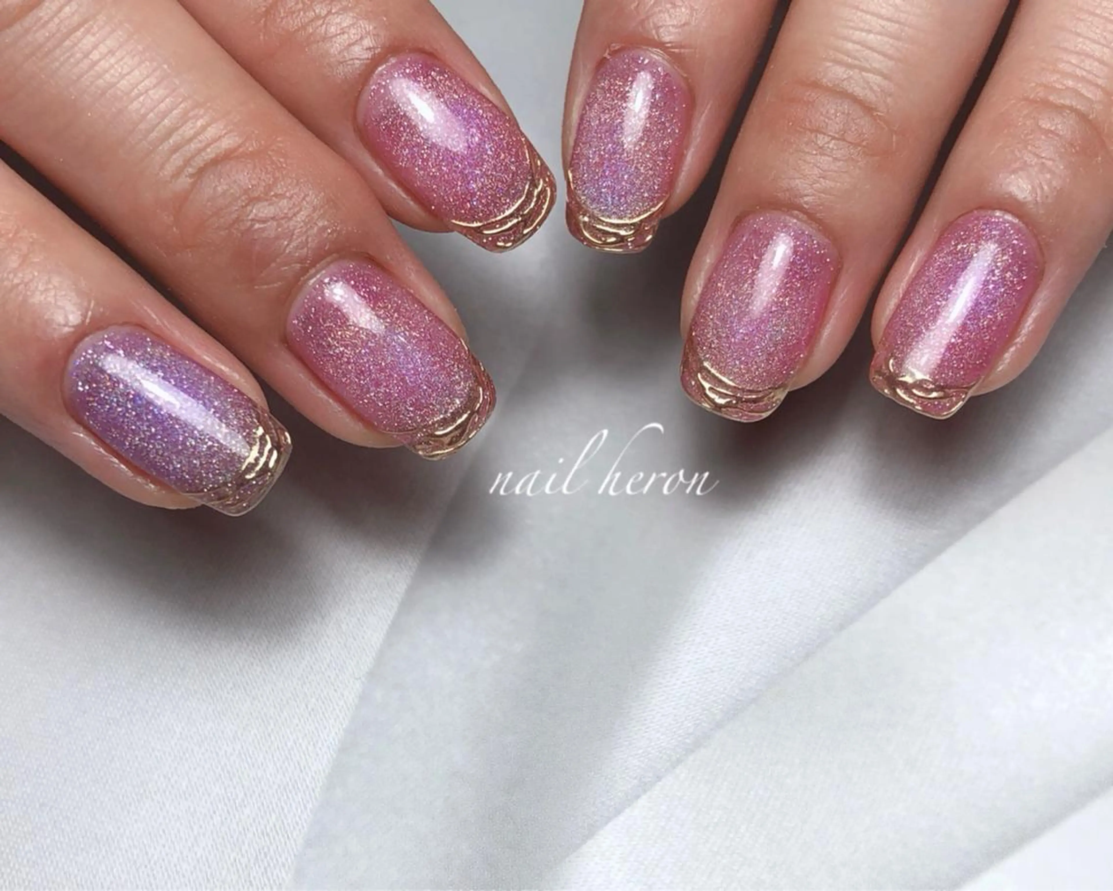 ネイル マグネットネイル ハンドネイル saki_ nail heronのネイルデザイン