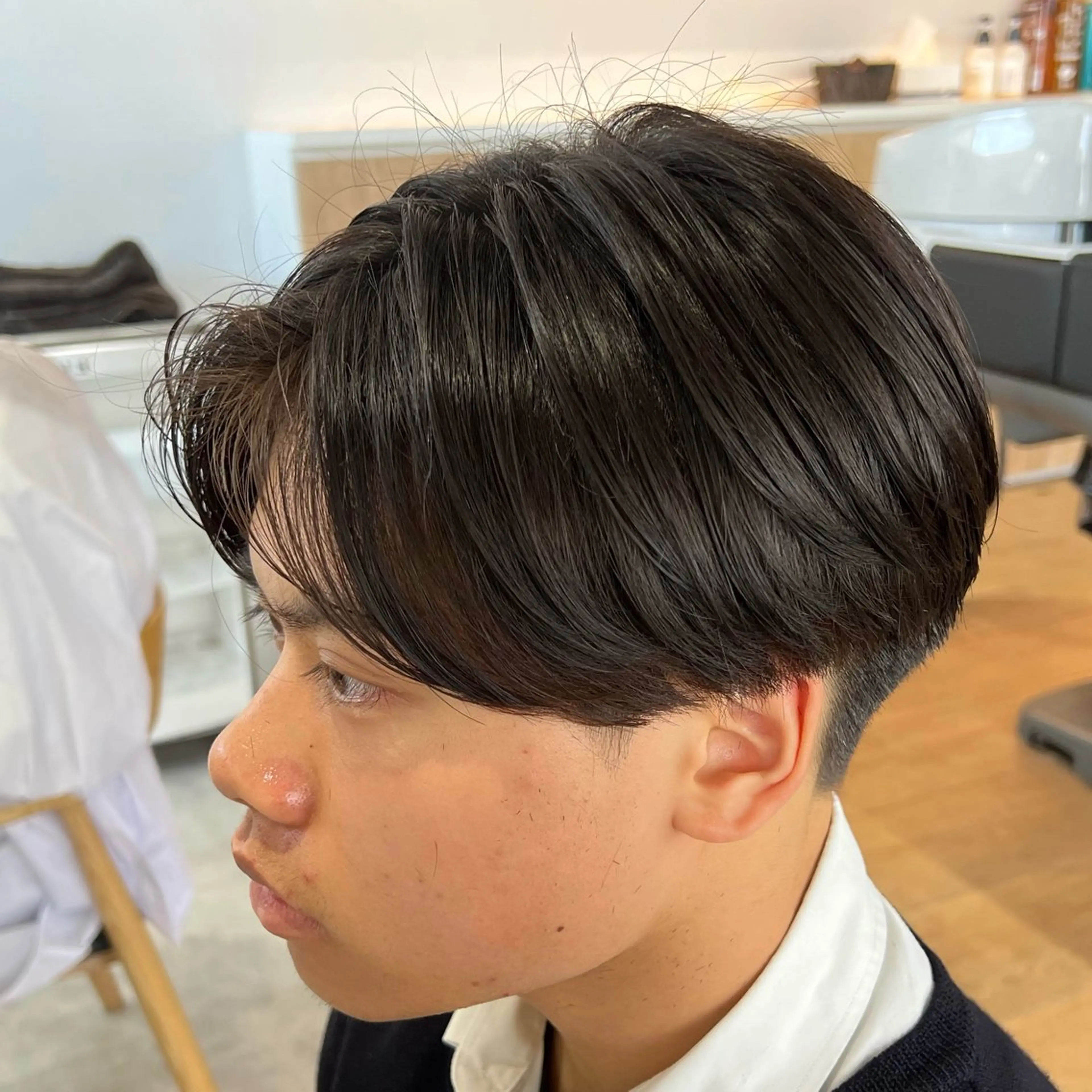 ショート パーマ メンズ カット パーマ メンズパーマ/波巻き 新潟/万代/夏芽🎀のヘアスタイル