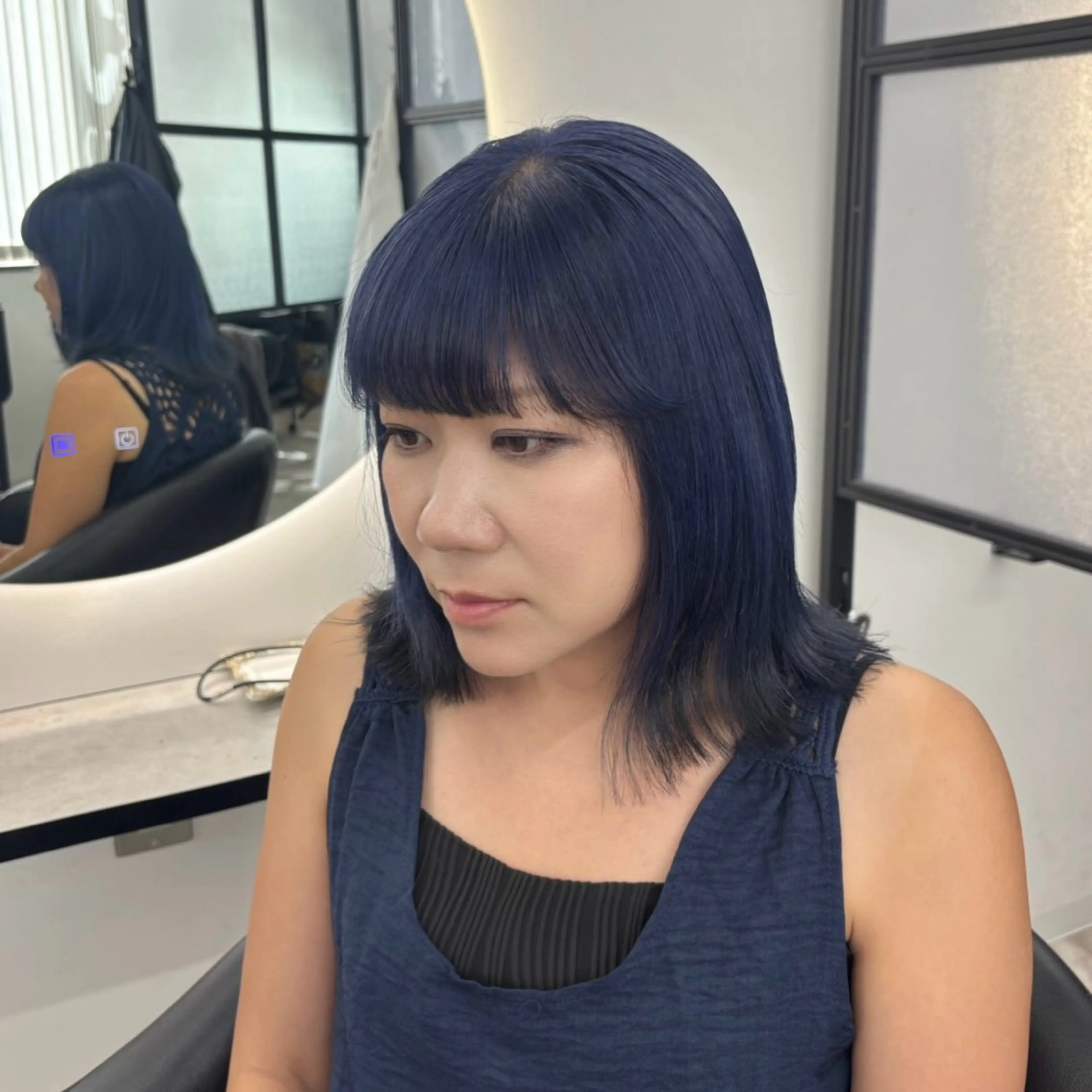 セミロング カラー ヘアカラー Ren. 🦋デザインカラーのヘアスタイル