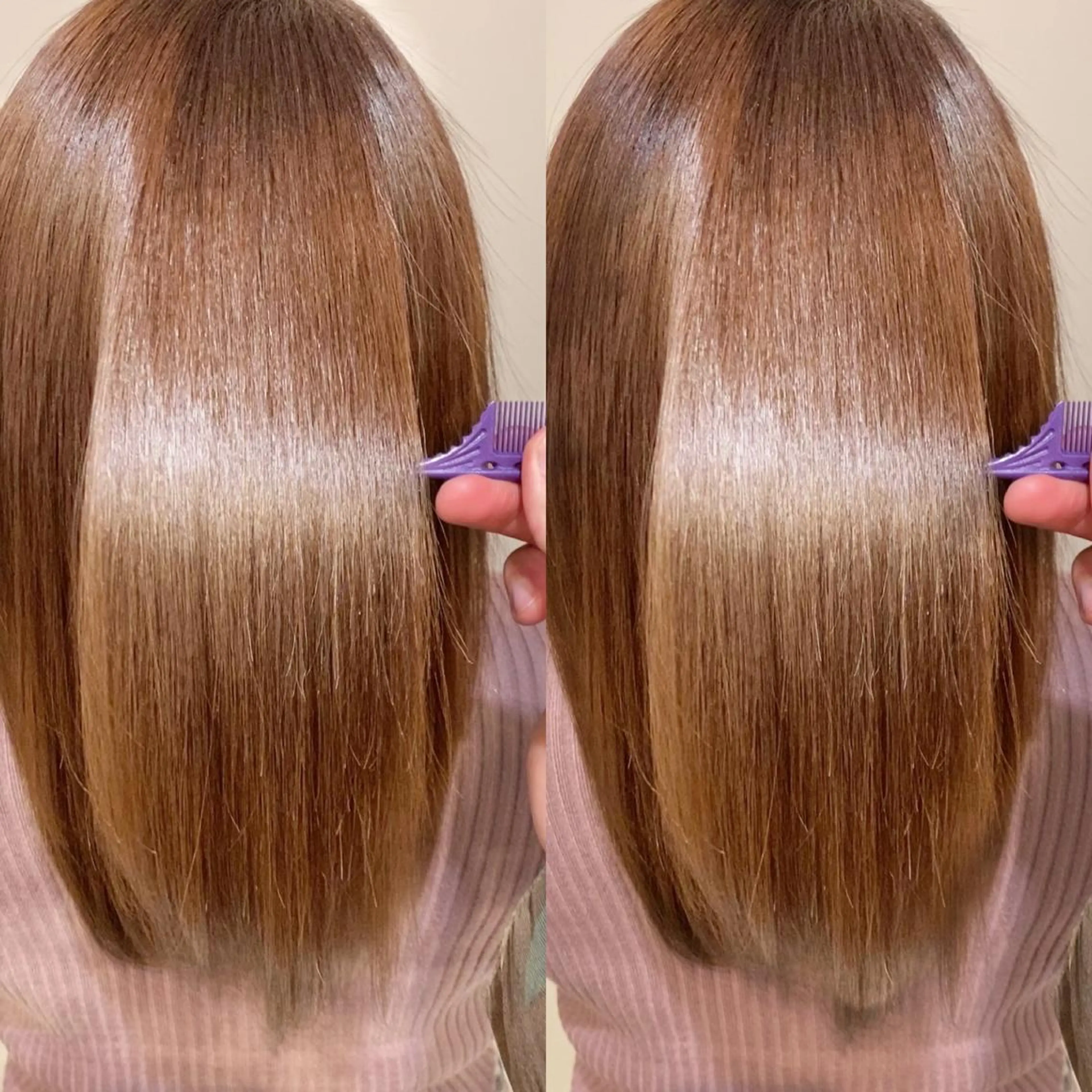 ミディアム カラー 縮毛矯正/髪質改善/ 石橋代智のヘアスタイル