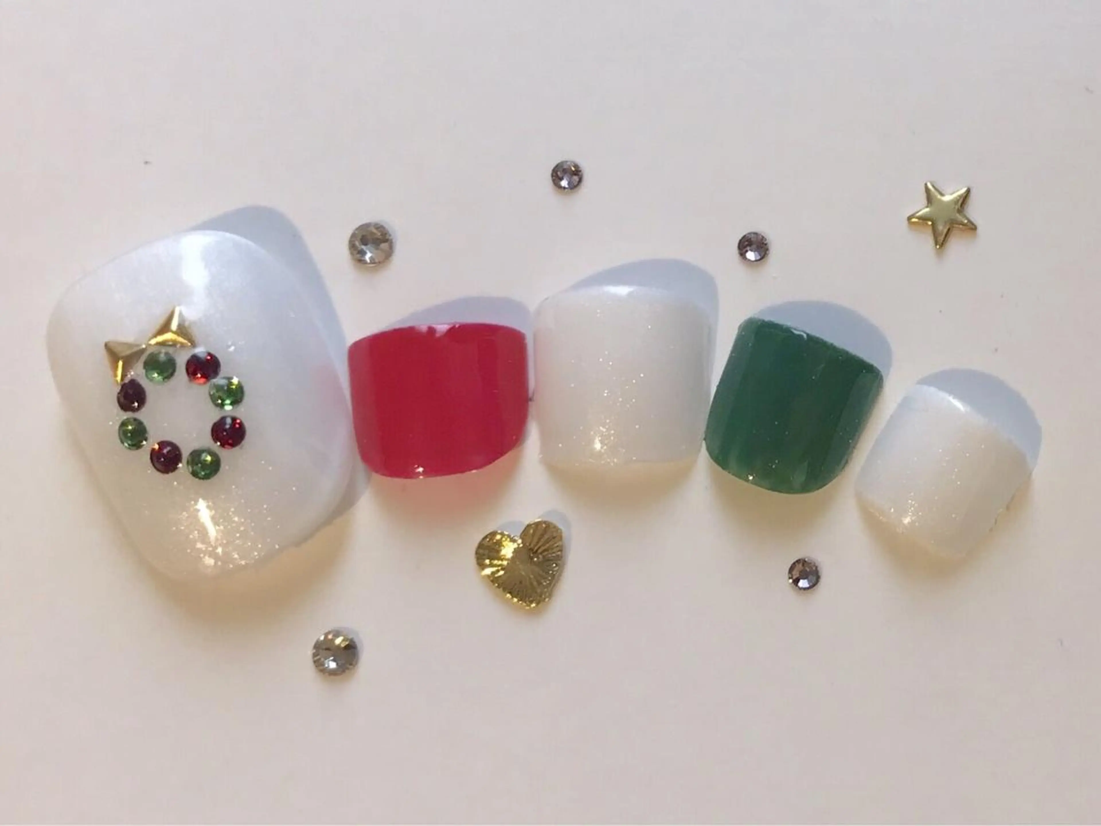 ネイル 冬ネイル クリスマス imymemine所属・渡邊 束紗のネイルデザイン