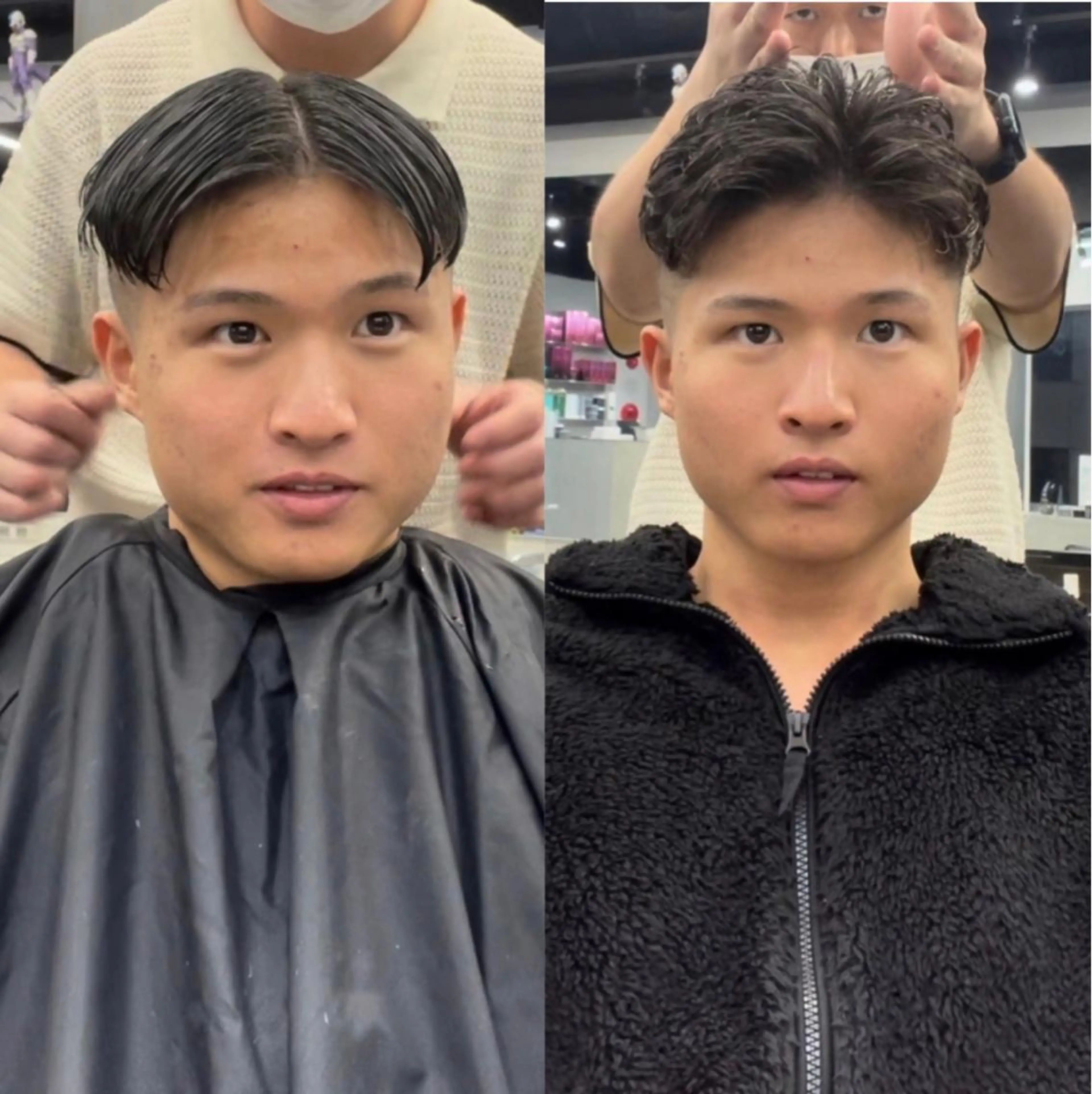 ショート パーマ メンズ メンズブリーチ メンズパーマ ツイストスパイラルパーマ 波巻きパーマ ニュアンスパーマ fifth リュウセイのヘアスタイル