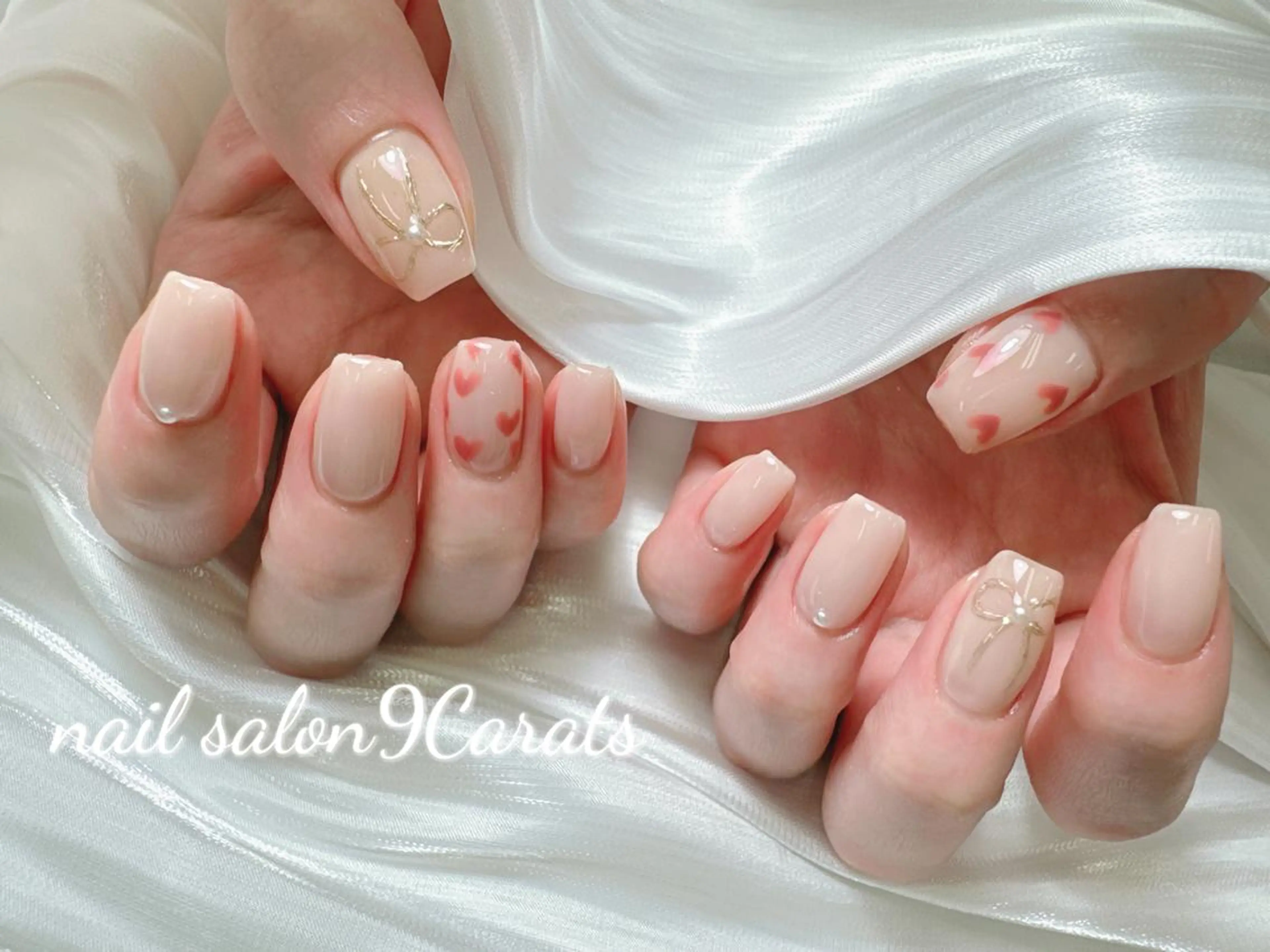 ネイル 💜ワンホンネイル ナインカラット💎のネイルデザイン