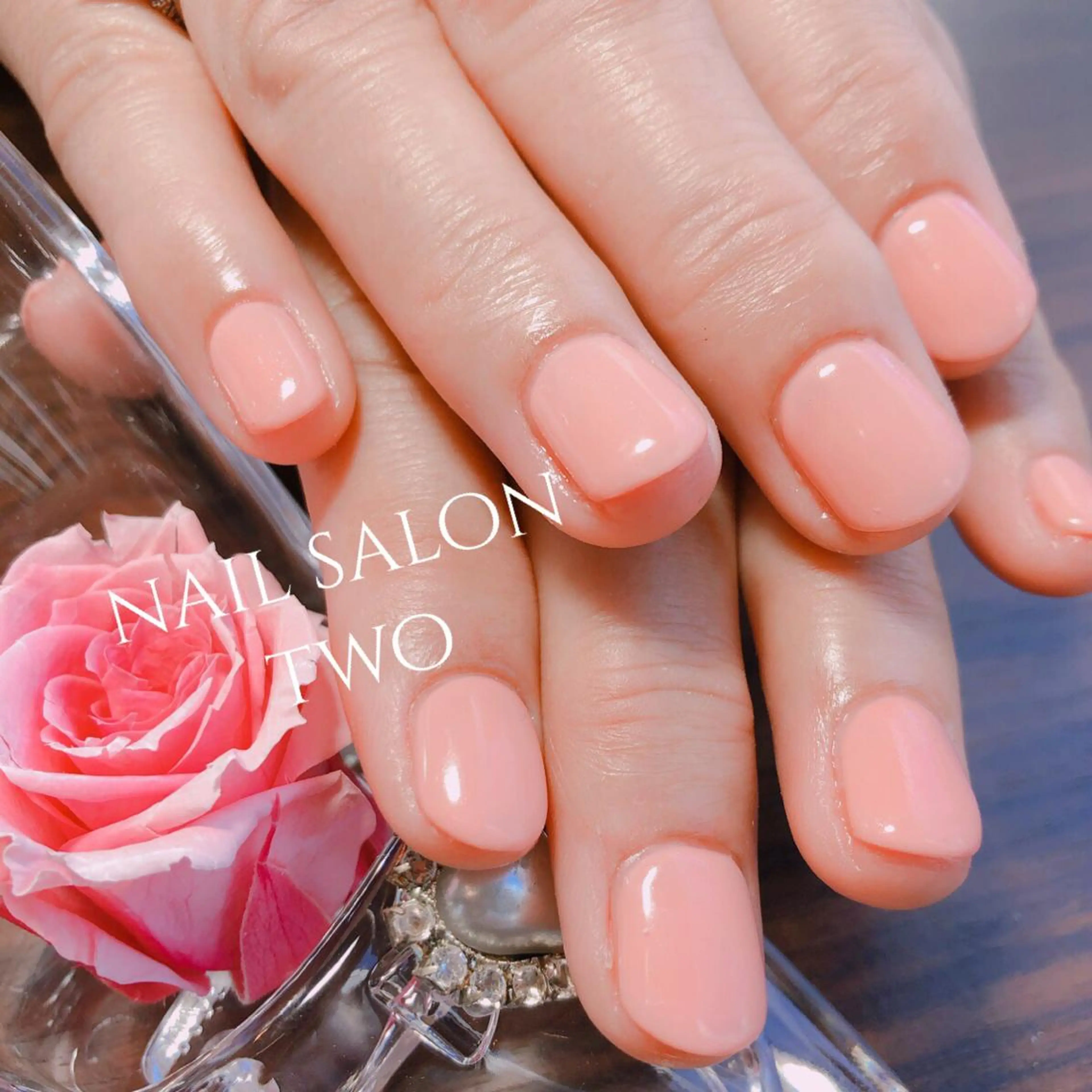 ネイル ワンカラーネイル two nailのネイルデザイン