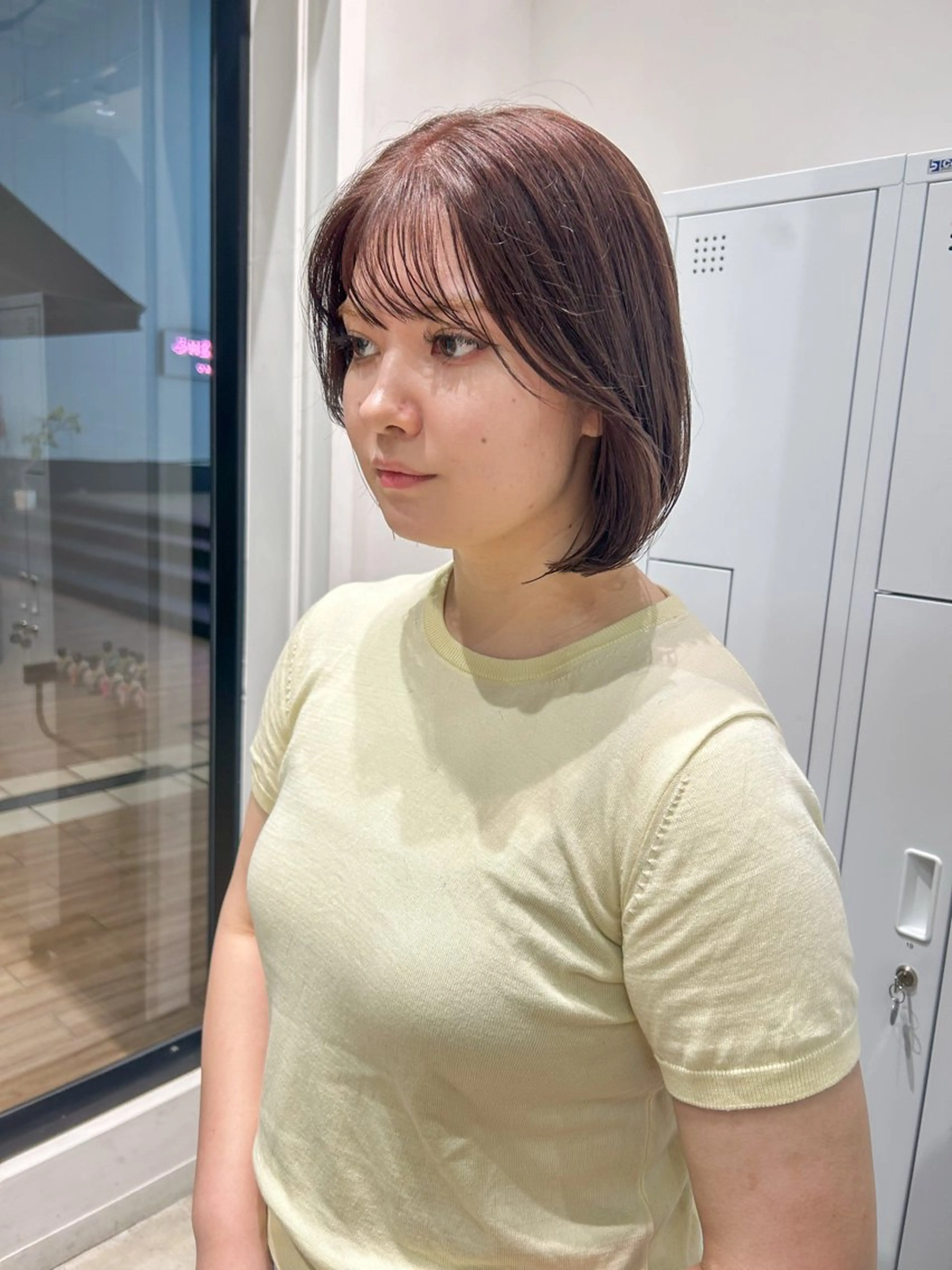 ショート カラー ヘアアレンジ タンバルモリ カット ヘアカラー トリートメント yuka .のヘアスタイル