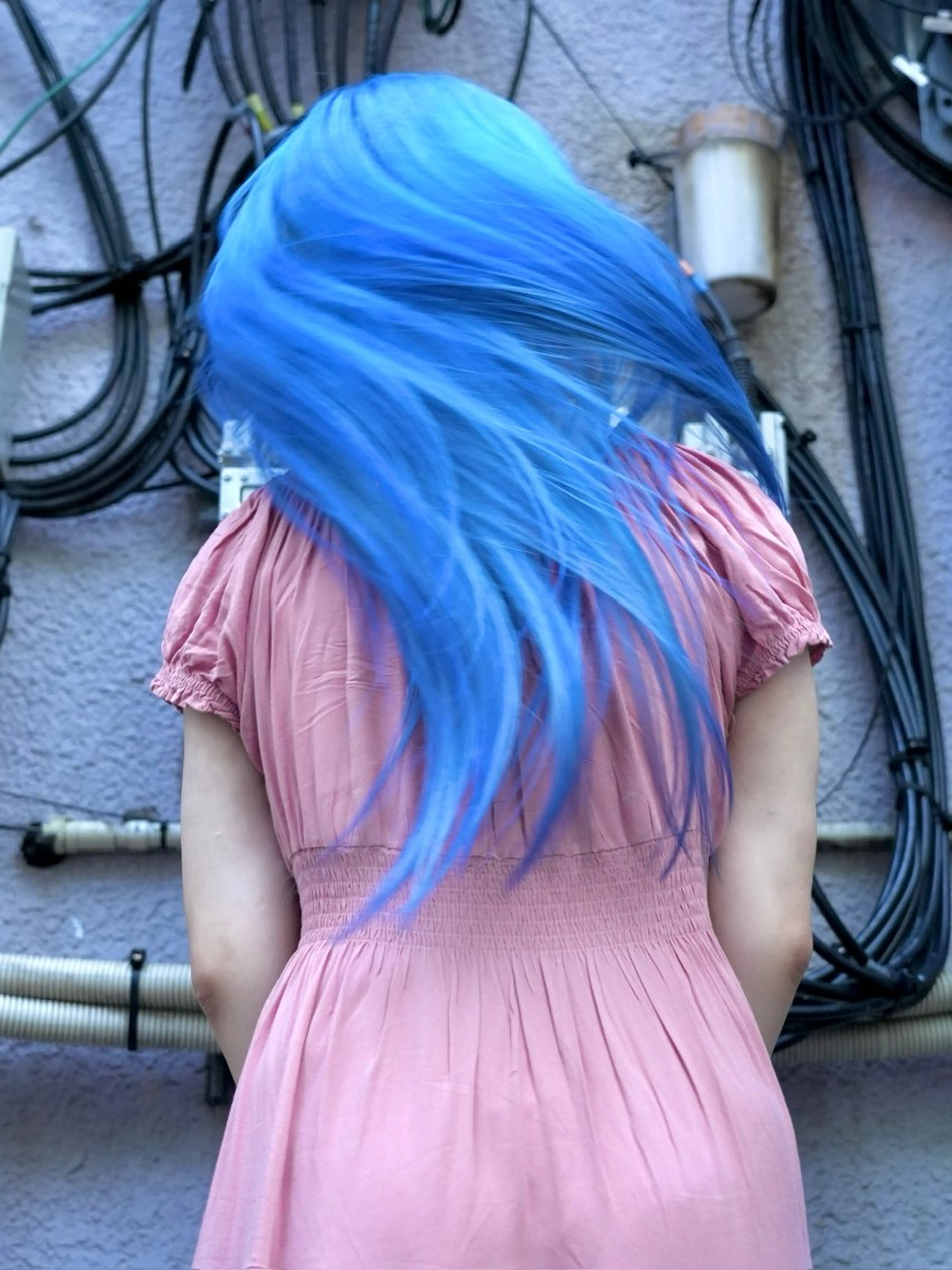 ロング ヘアカラー トリートメント 推し活専用 【派手髪】飯野ゆかりのヘアスタイル