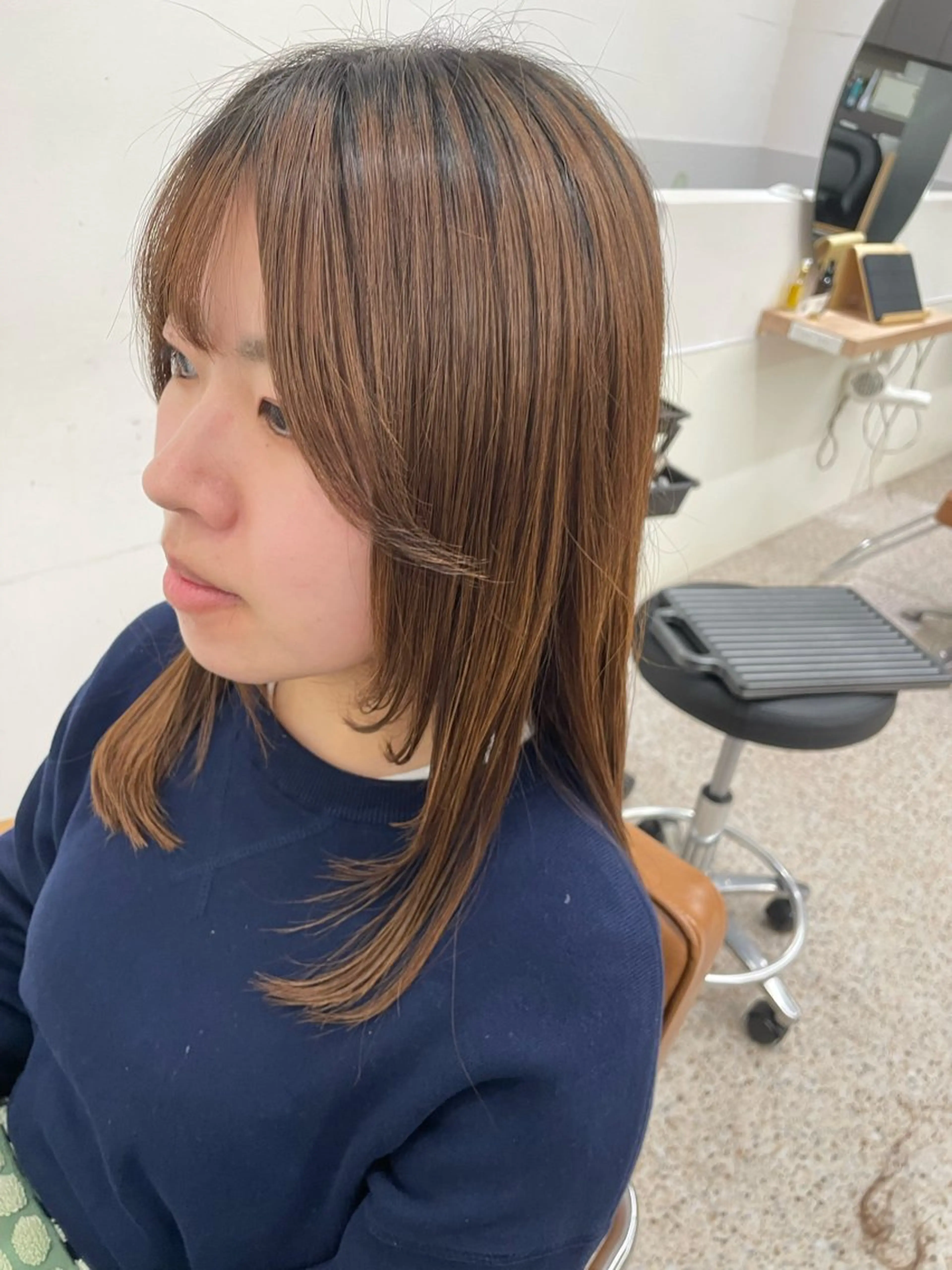 ミディアム ユニカバイミリー MISAKI🫧のヘアスタイル