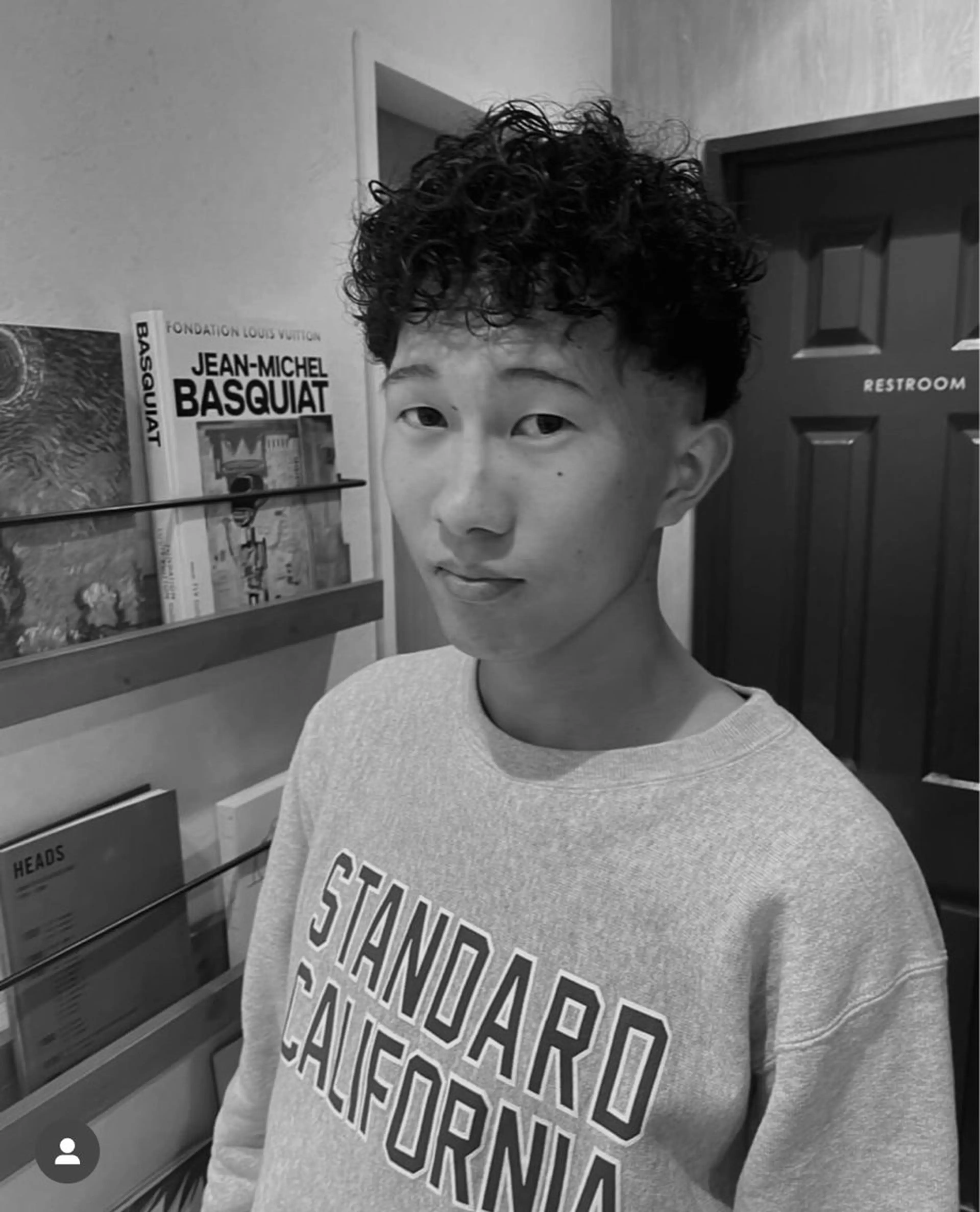 ショート メンズ カット パーマ率No.1 ／𝑻𝑨𝑲𝑼のヘアスタイル