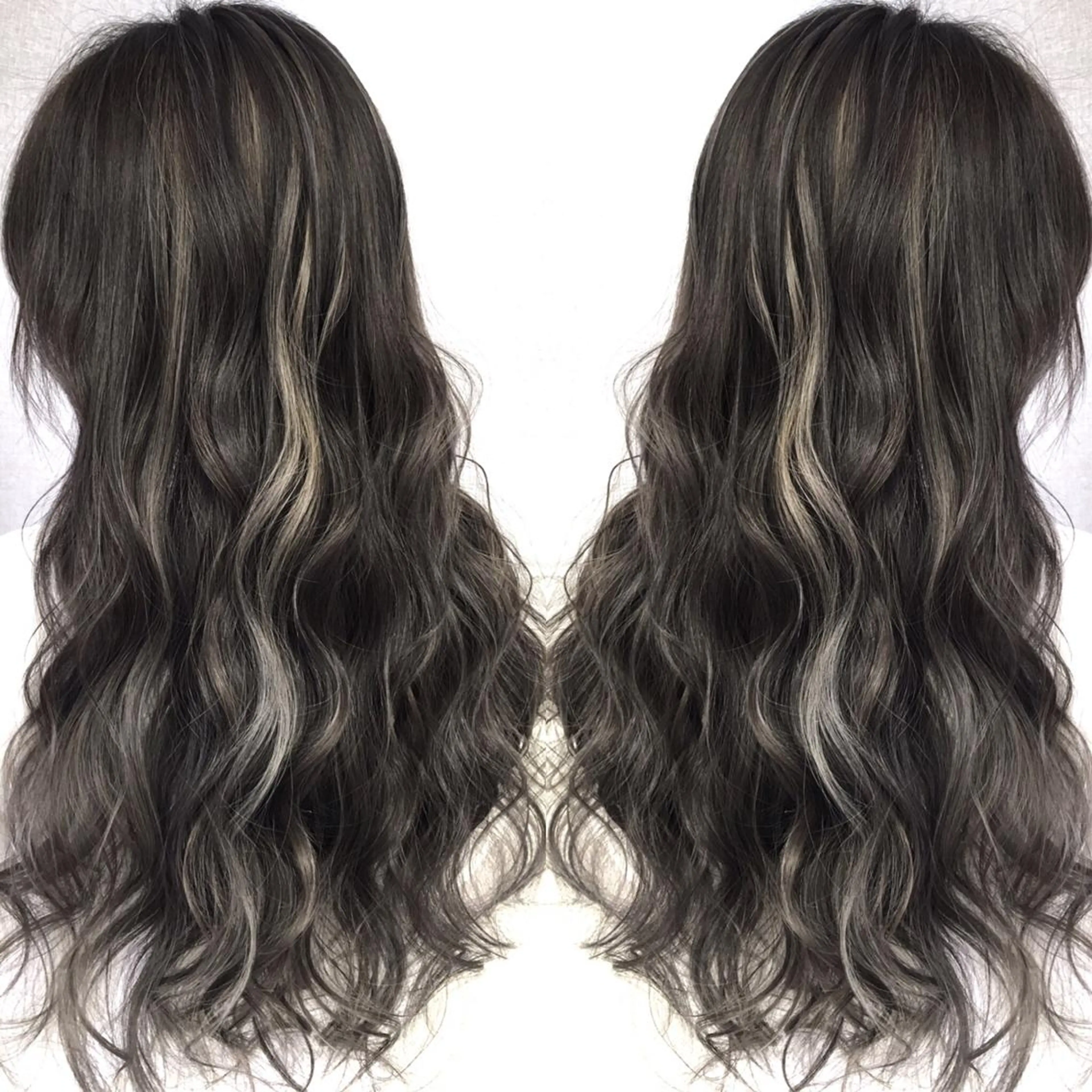 ロング カラー ハイライトカラー 3Dハイライト ハイライト ヘアカラー トリートメント 井上 一平のヘアスタイル