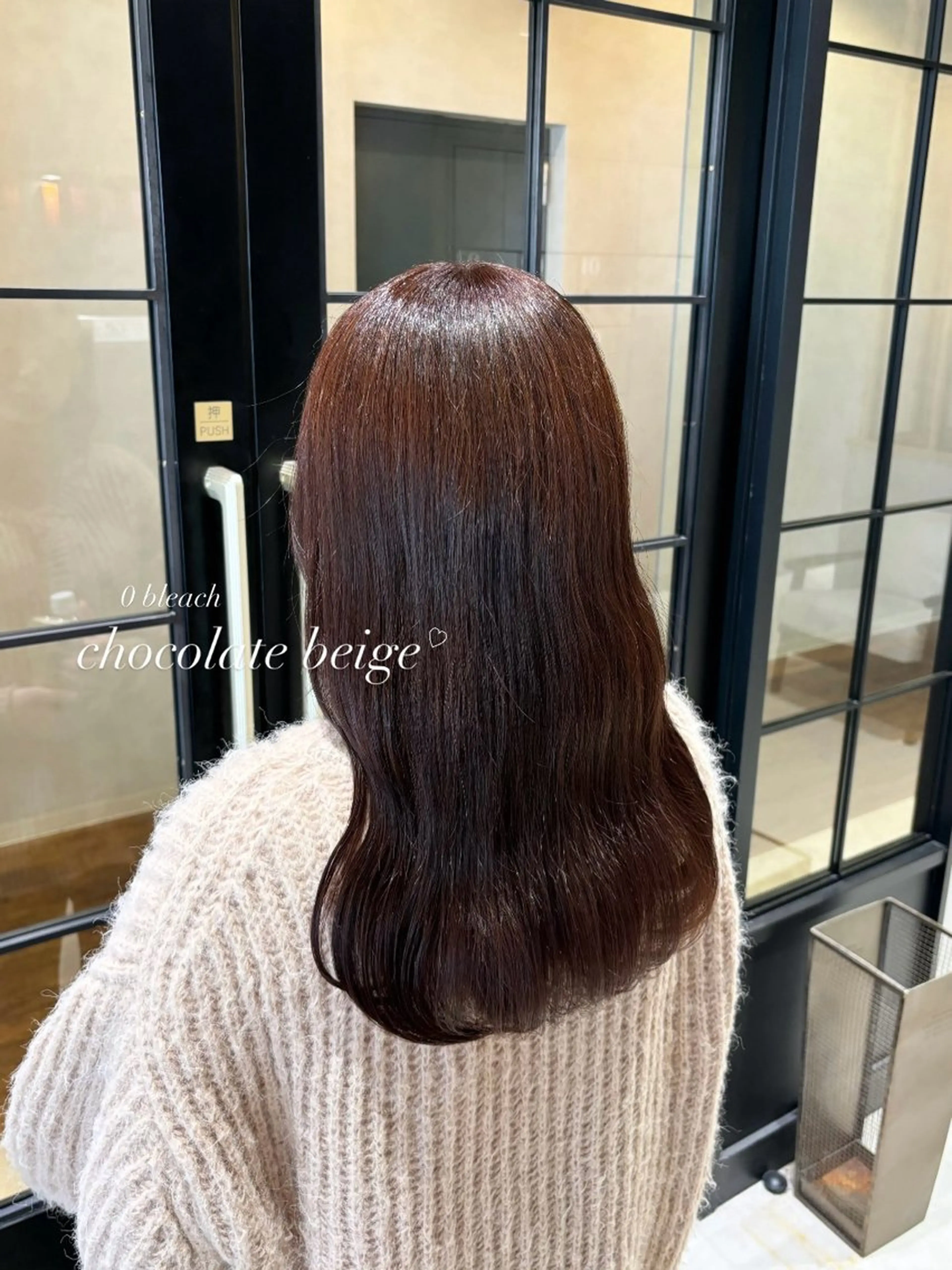 カラー 𝒎𝒐𝒆🩰 名駅/ヘアメ/暖色♡のヘアスタイル