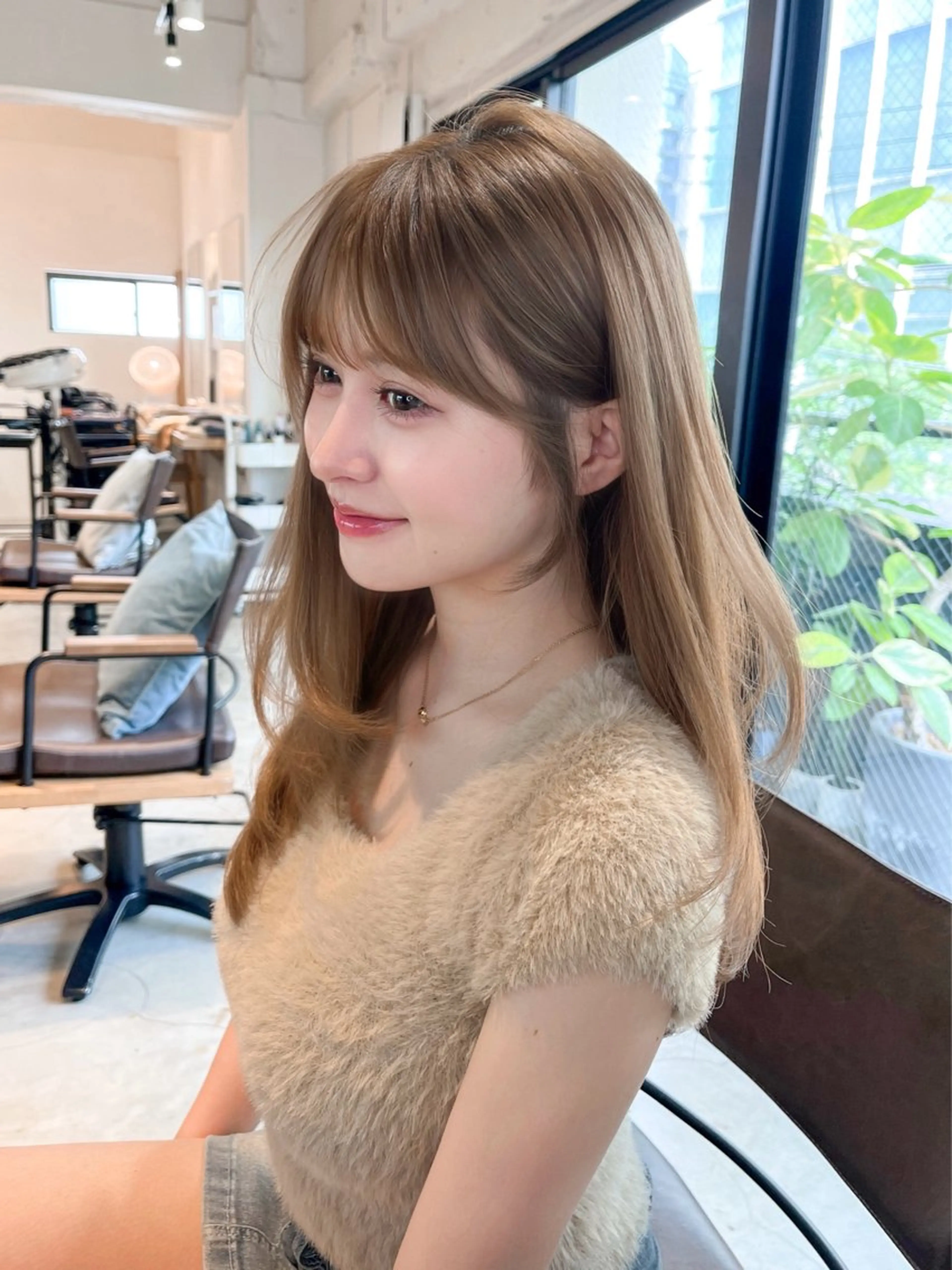 セミロング カラー/レイヤー /カット泉谷七登のヘアスタイル