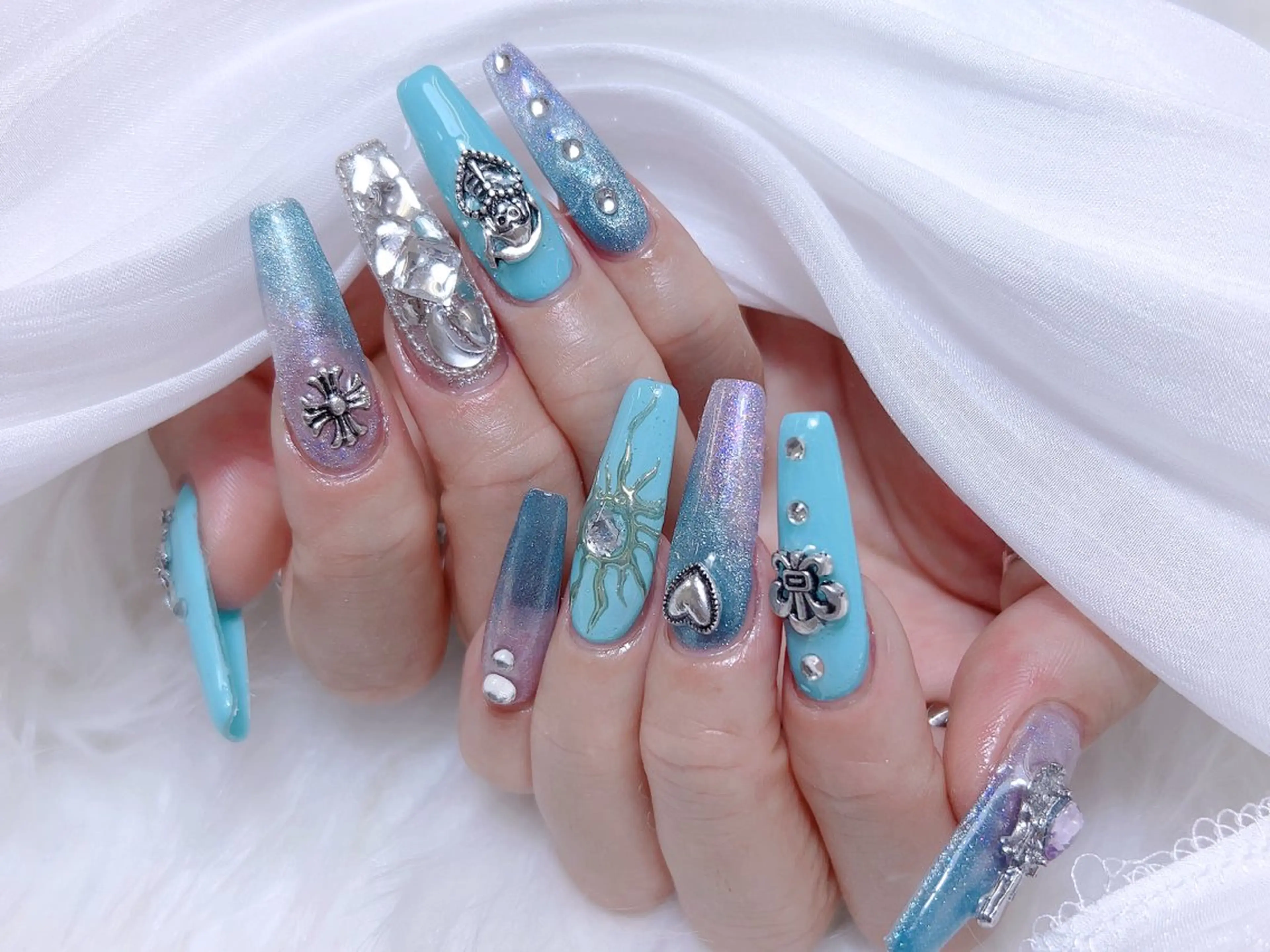 ネイル ハンドネイル M🌷nail 長さだし専門店のネイルデザイン