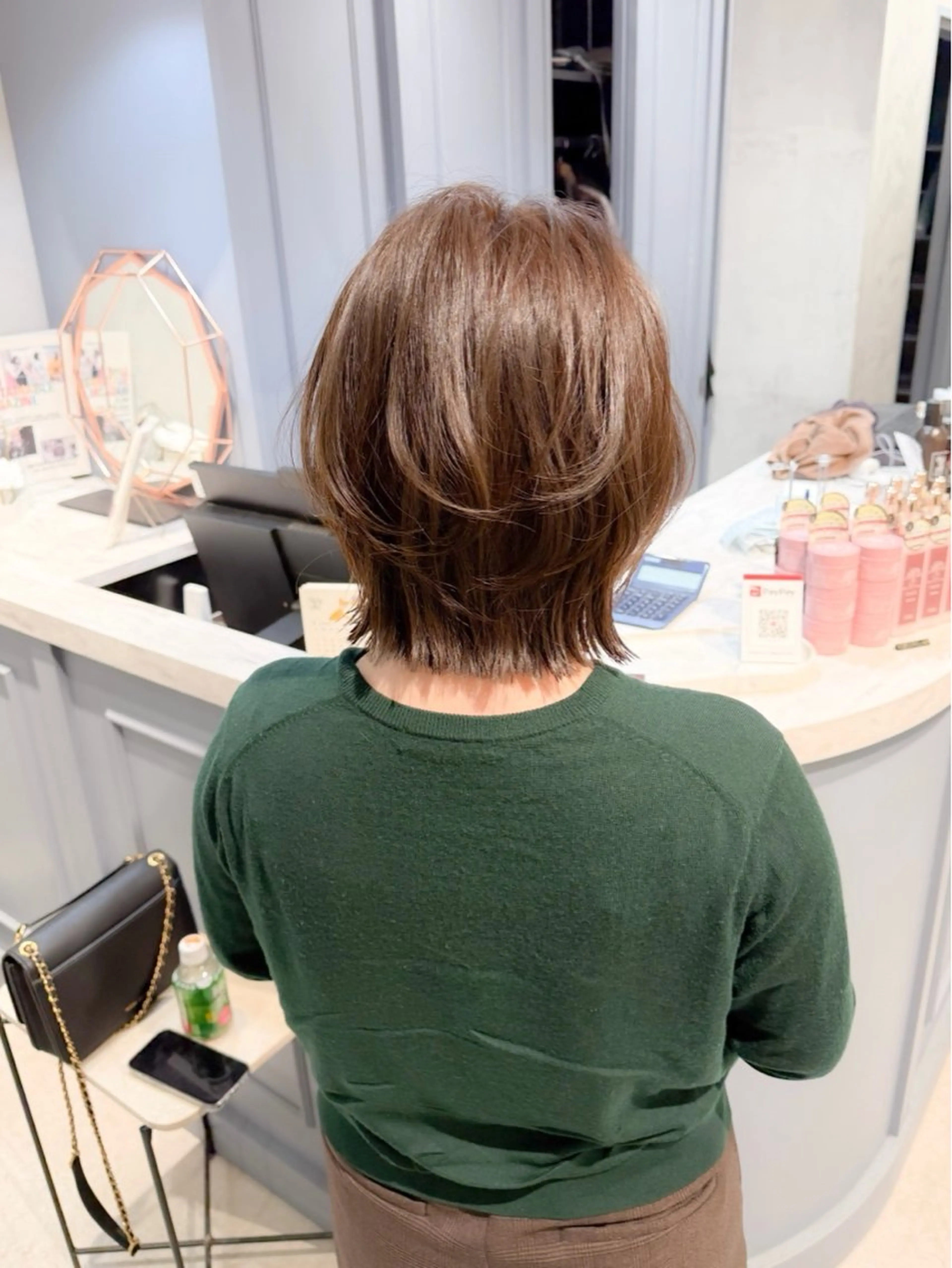 ショート ボブレイヤー ボブ レイヤーカット レイヤー/ボブ 高嶋 優のヘアスタイル