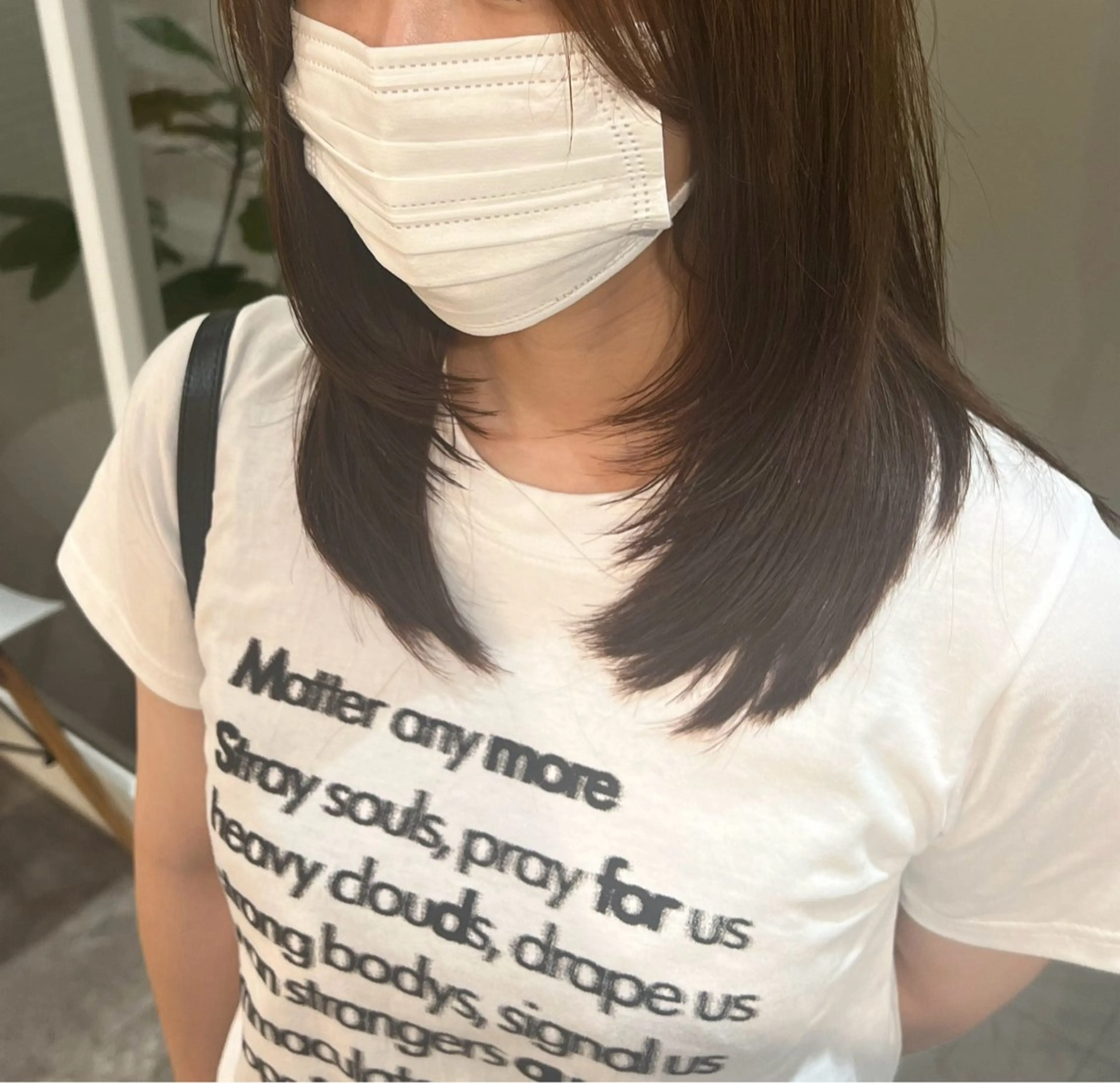 セミロング レイヤーカット Sayaka サヤカのヘアスタイル