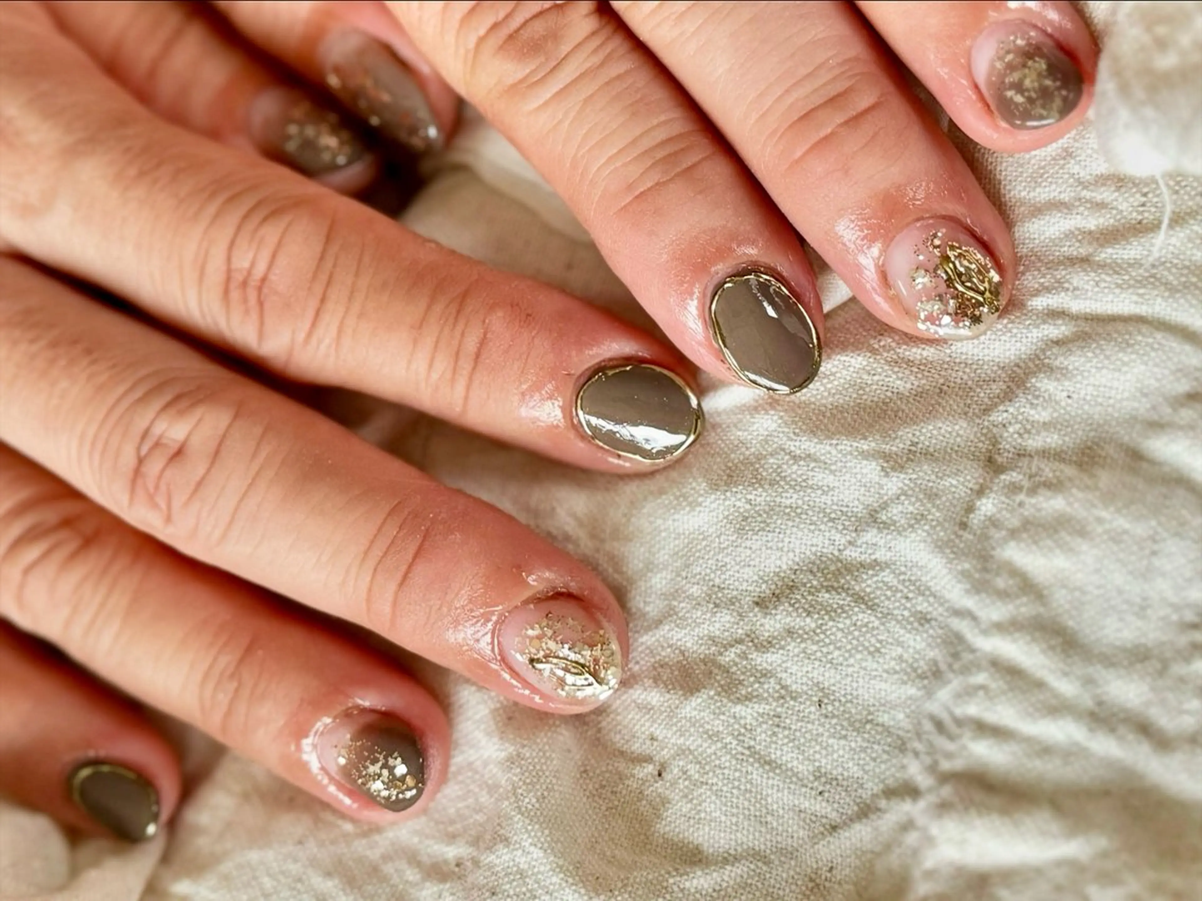 ネイル ニュアンスネイル angelina星が丘店（旧：angelina東山公園駅前店）所属・KAORI🦄 星ヶ丘徒歩1分サロンのネイルデザイン