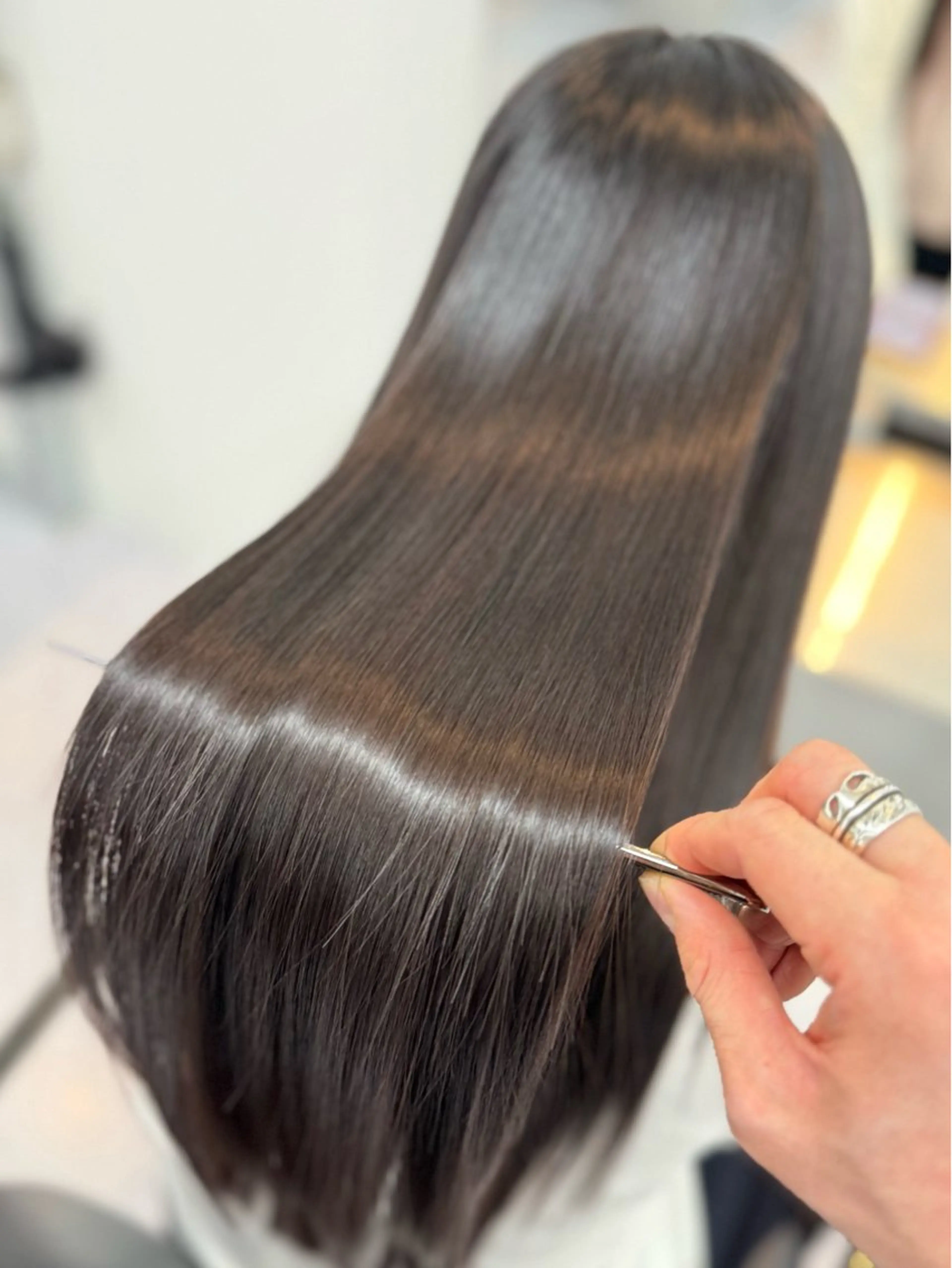 ロング 野口聖矢/縮毛矯正 髪質改善/ViVIEのヘアスタイル