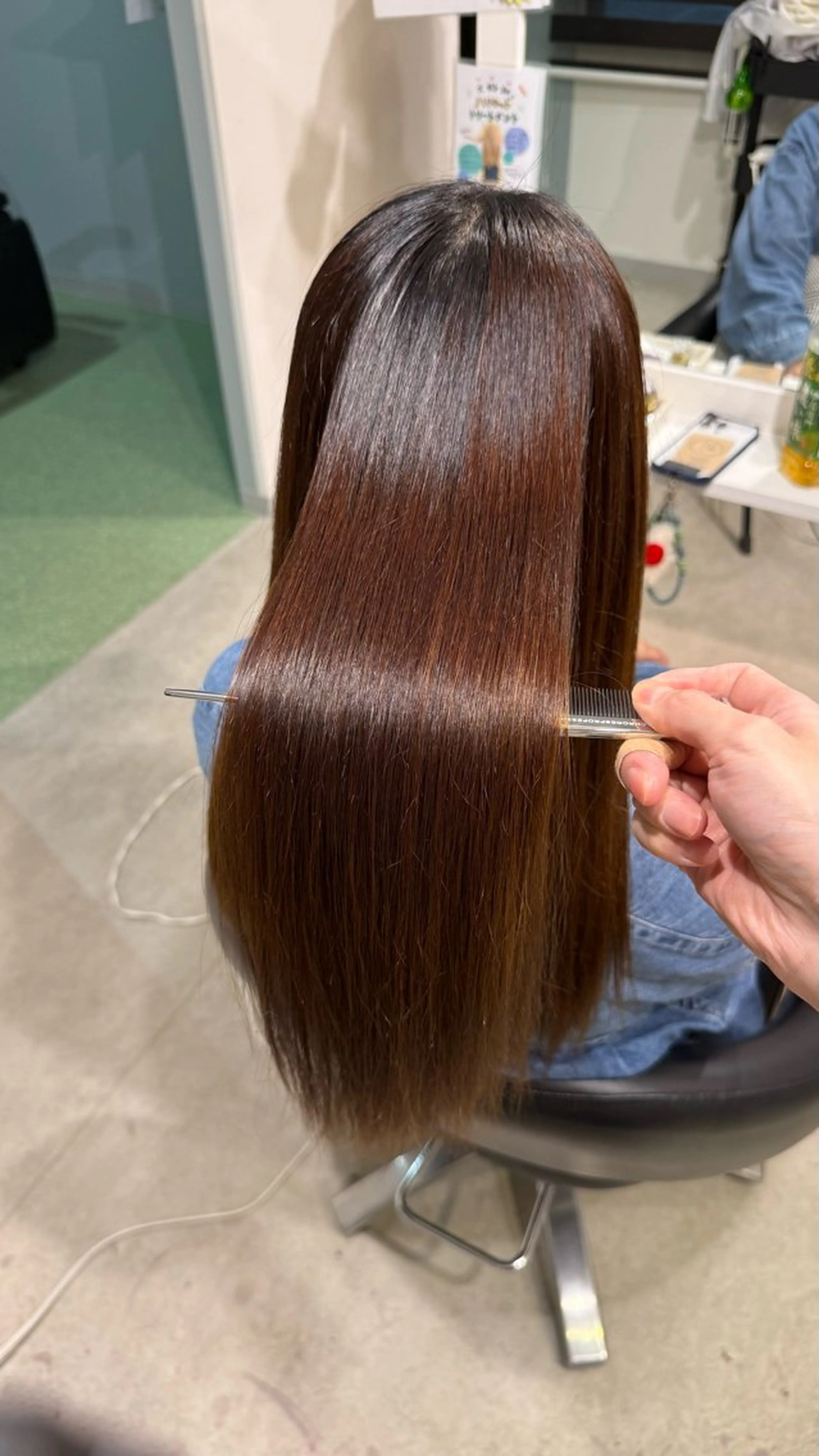 パーマ 縮毛矯正 縮毛矯正 浅野  勇貴のヘアスタイル