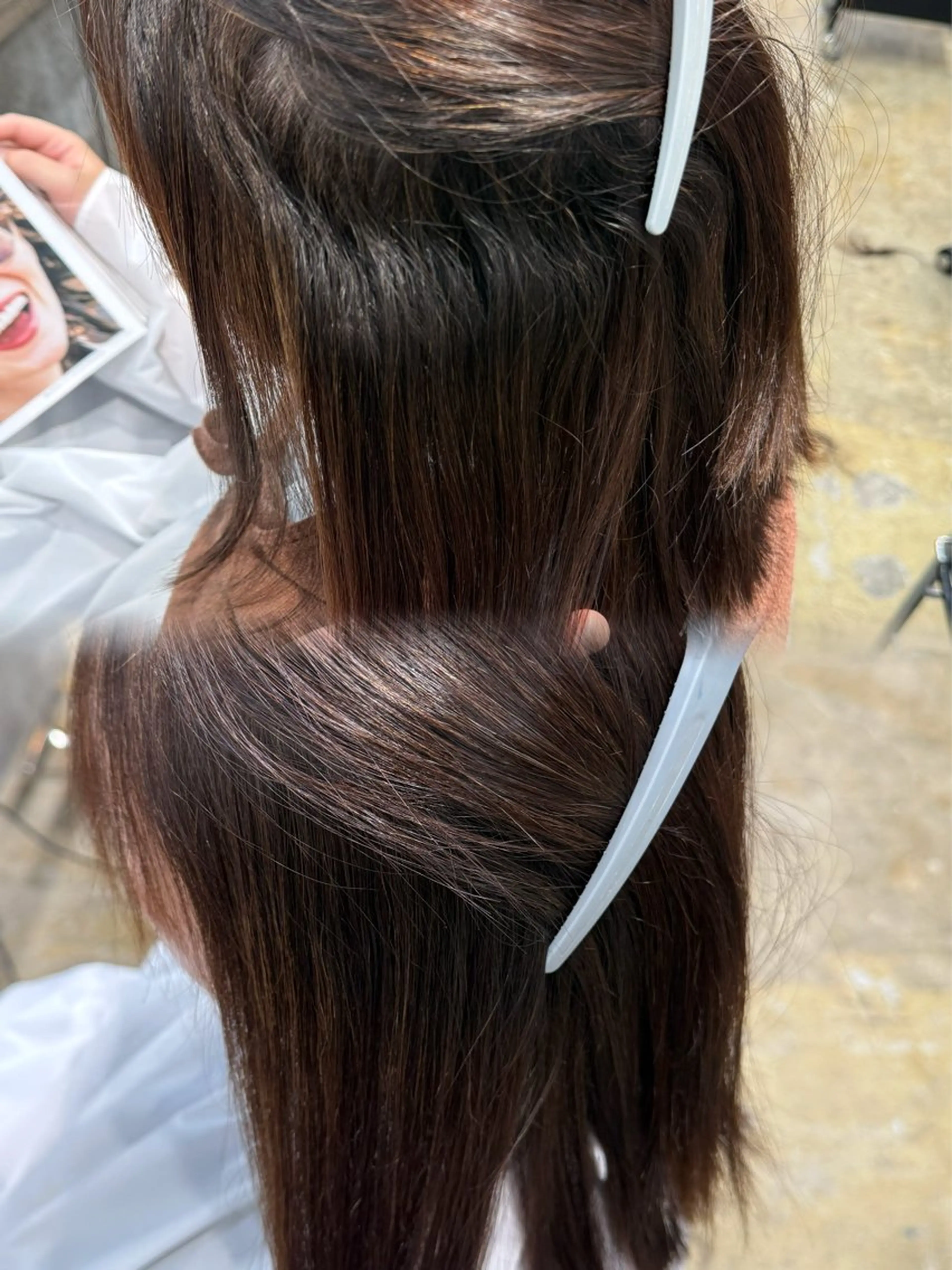 縮毛矯正 ルシ🎨/ハイトーン デザイン/髪質改善のヘアスタイル