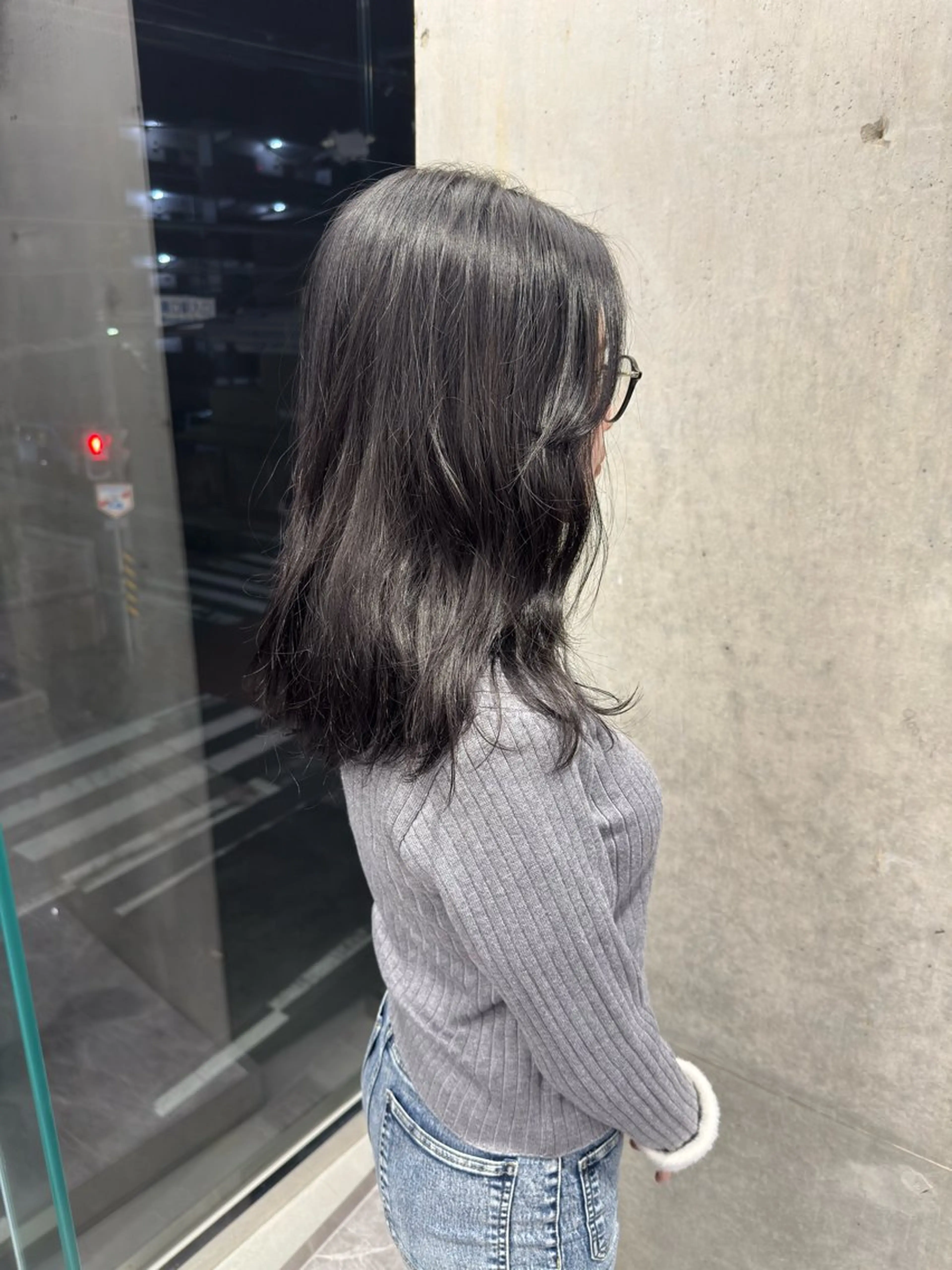 ミディアム ヘアカラー トリートメント 【感動の艶髪💖】 溝の口/坂本柊星のヘアスタイル