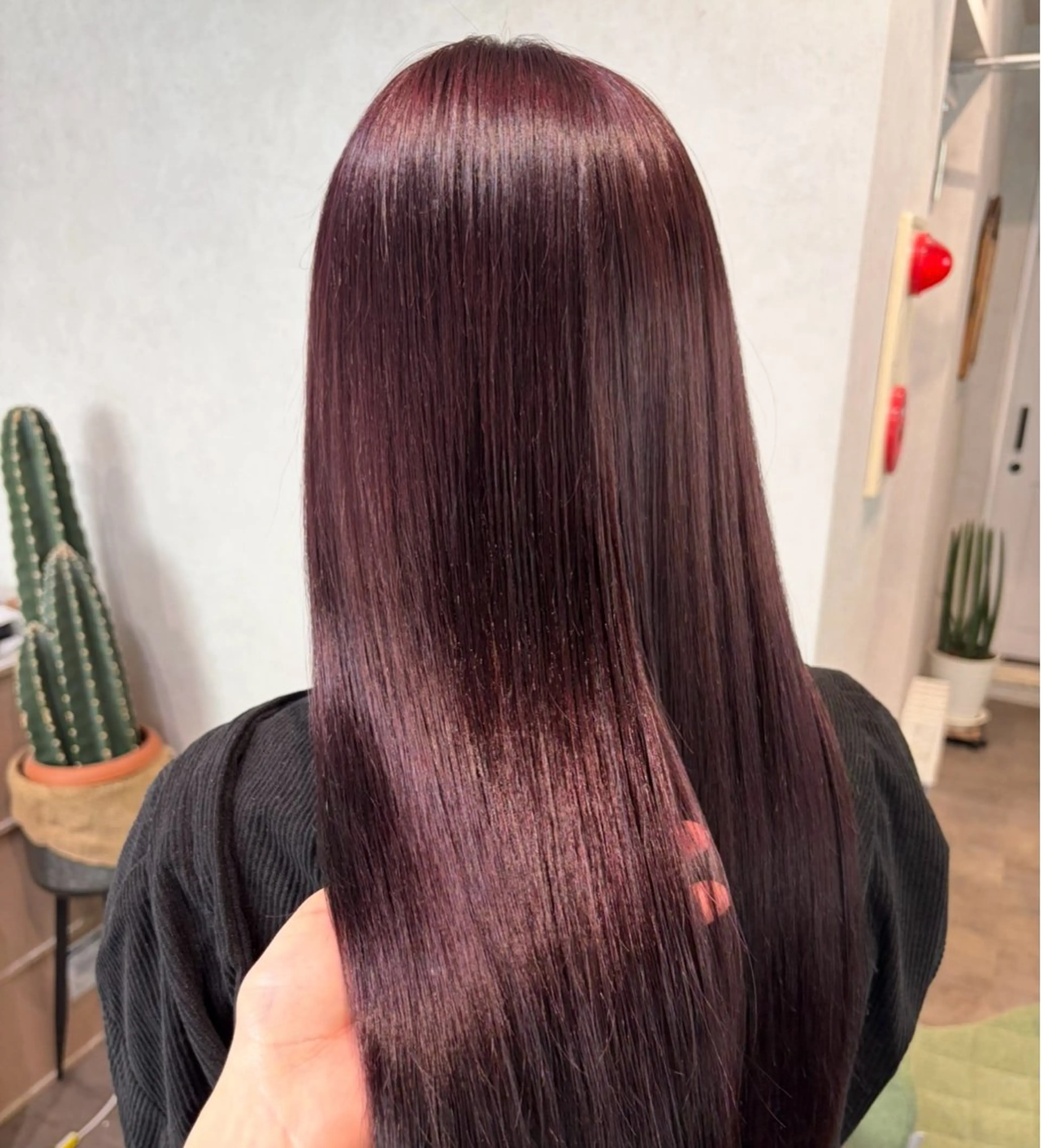 ロング カラー ヘアカラー 透明感カラー🫧🎀 まりなのヘアスタイル
