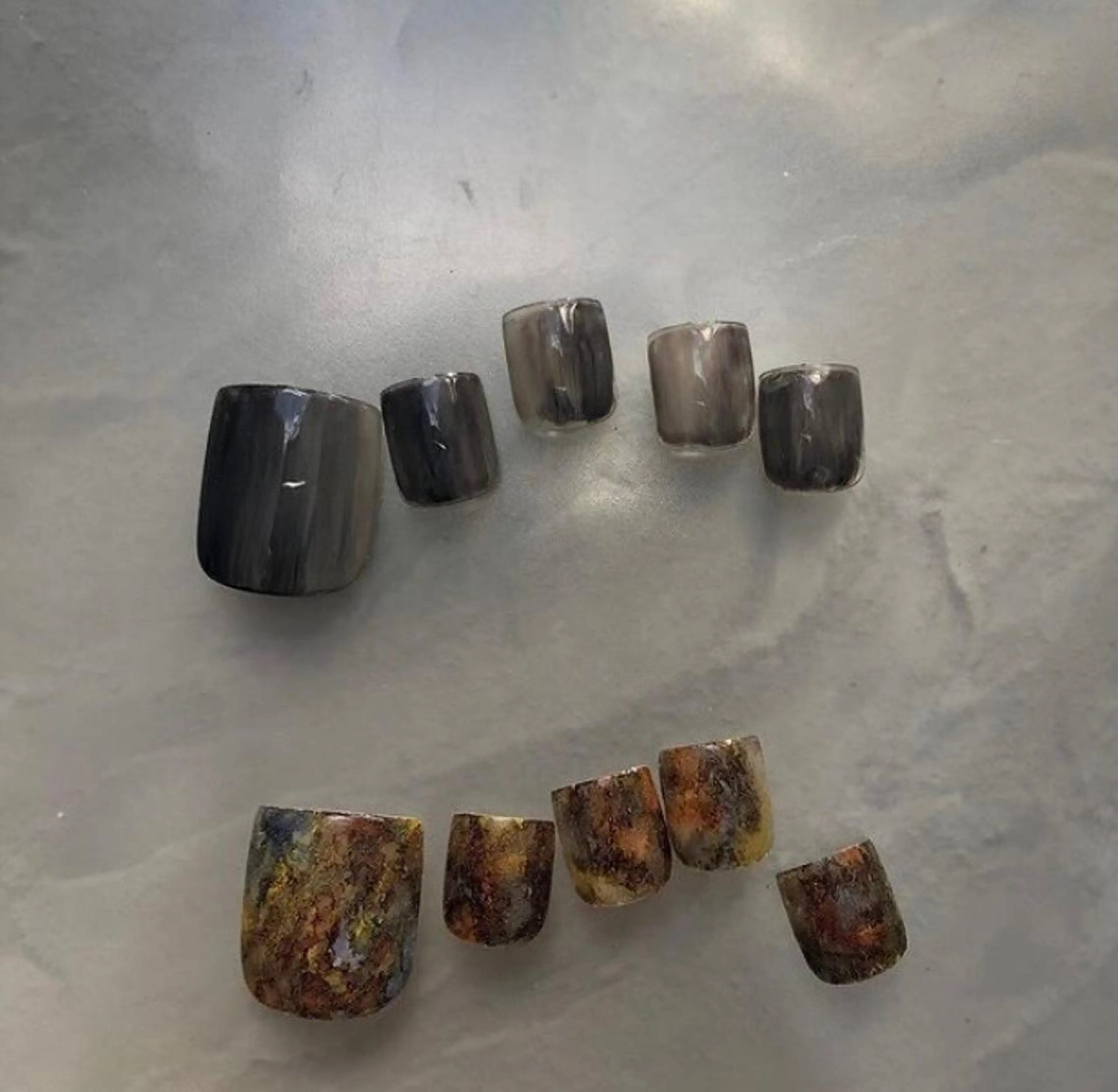 ネイル フットネイル ニュアンスネイル フットネイル パンチャパンチャ ネイルサロンのネイルデザイン