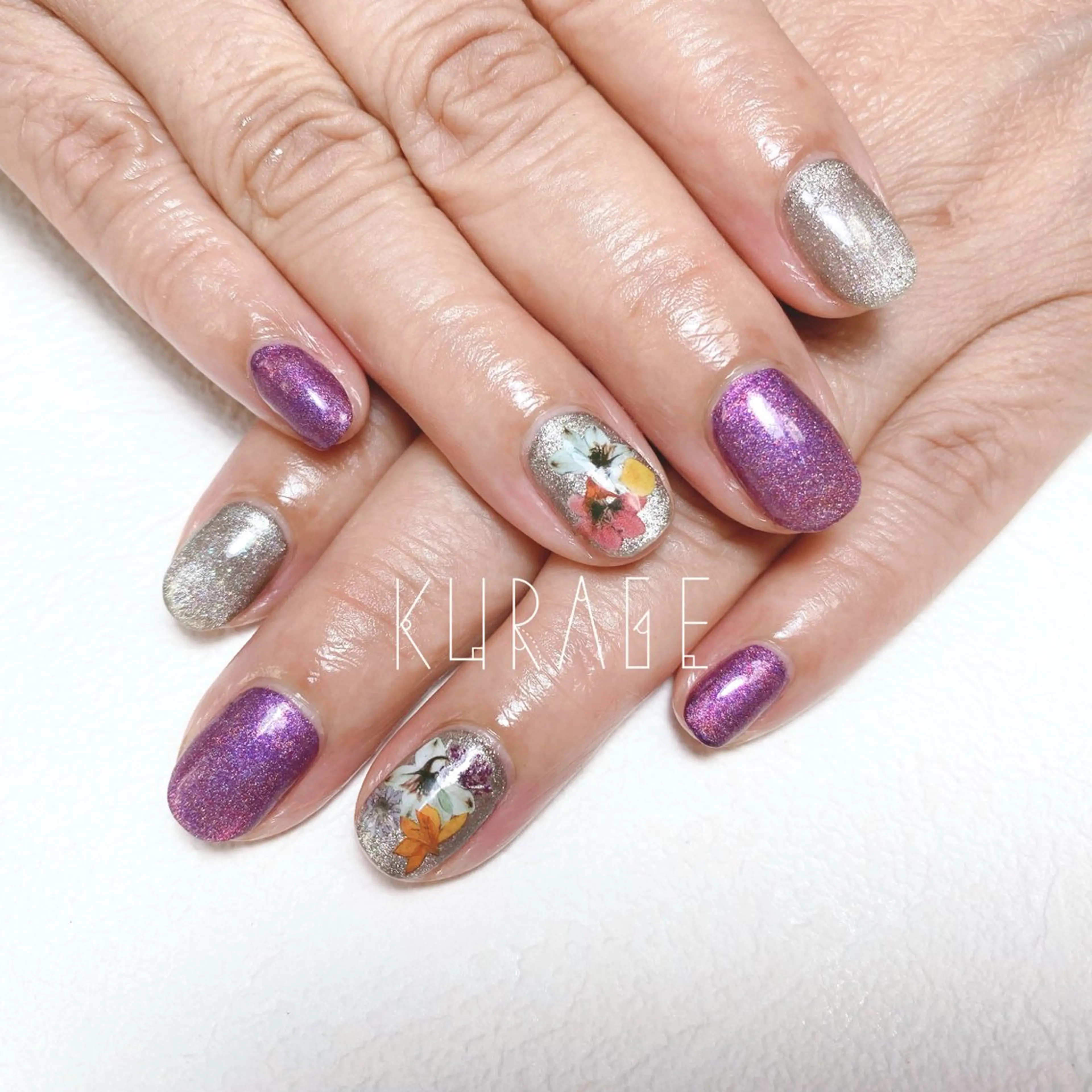 ネイル ハンドネイル private salon 海月のネイルデザイン