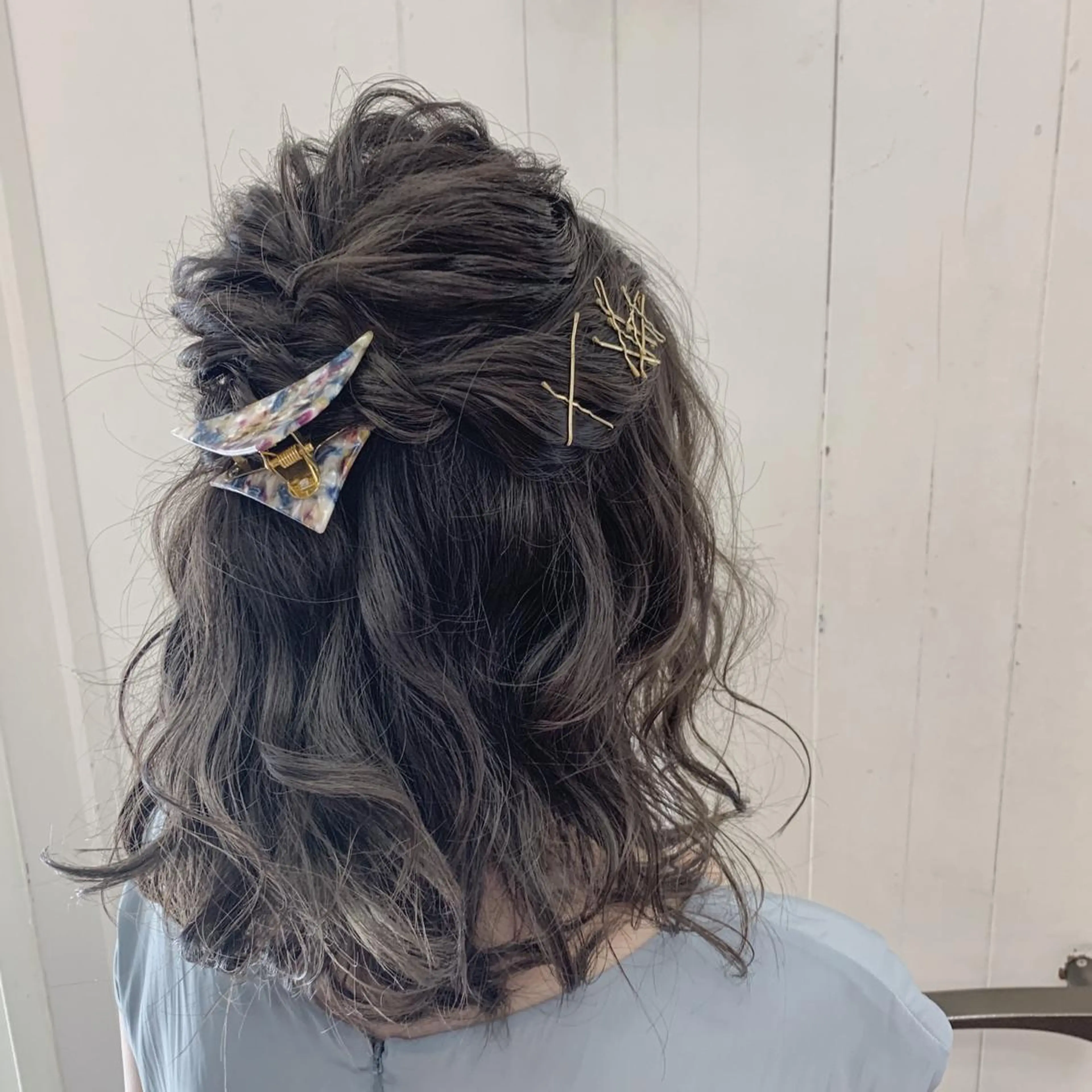 ヘアアレンジ ハーフアップ ヘアセット 🌿大人かわいいヘア 🌿Ayahaのヘアスタイル