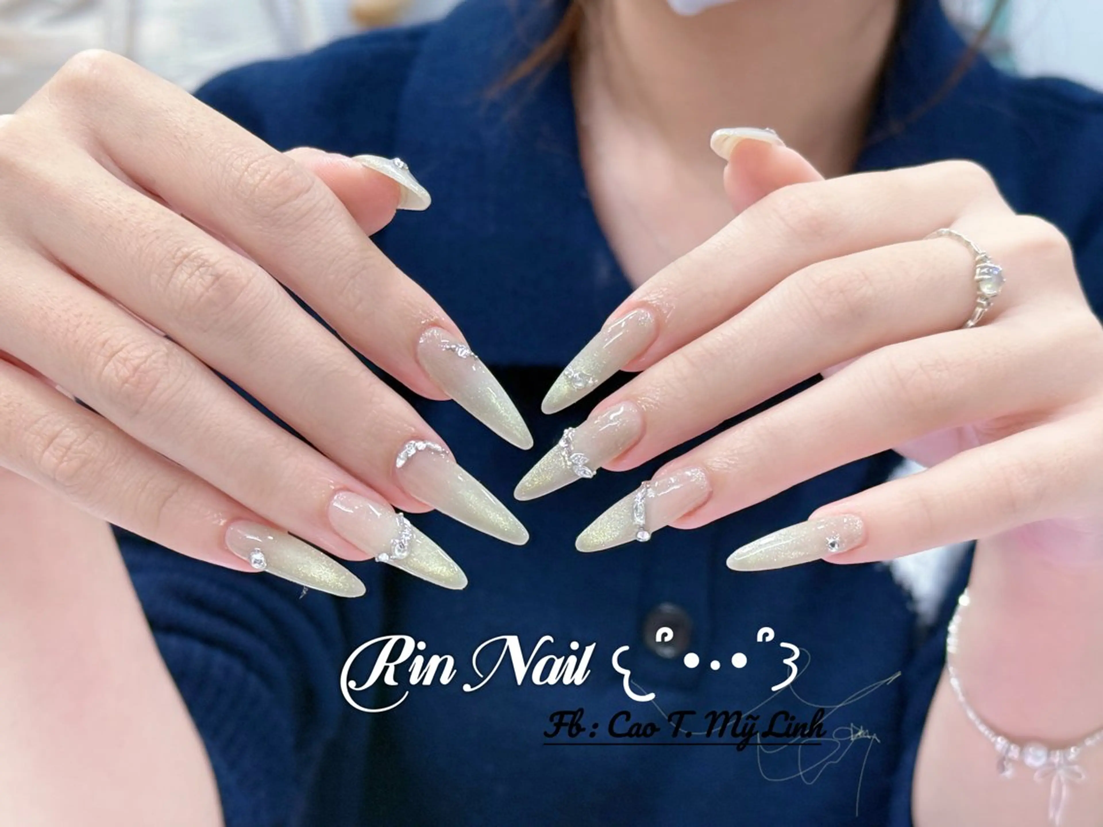 ネイル キラキラネイル ハンドネイル Rin Nailのネイルデザイン
