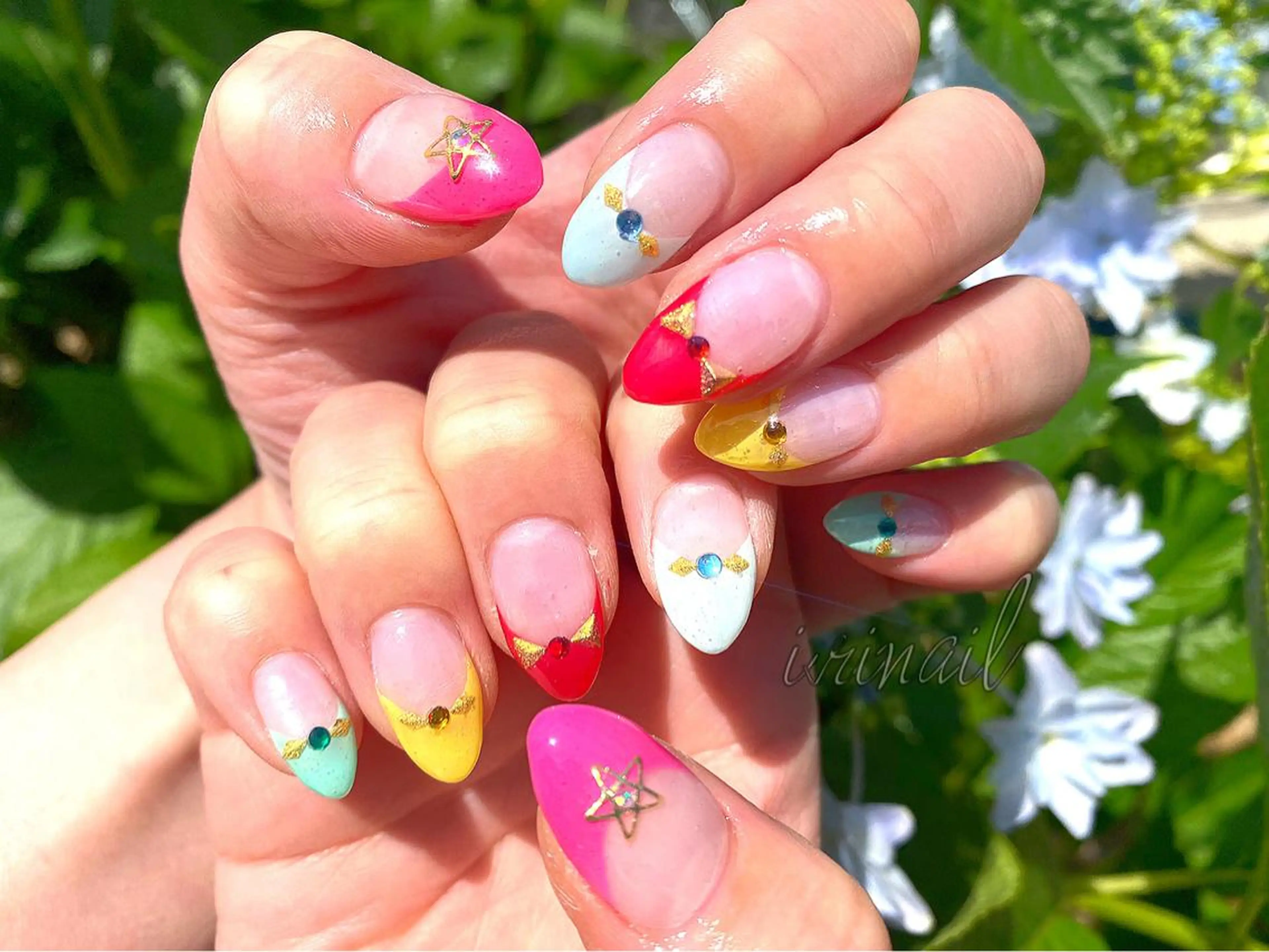 ネイル フレンチネイル ハンドネイル Irinail Irinailのネイルデザイン