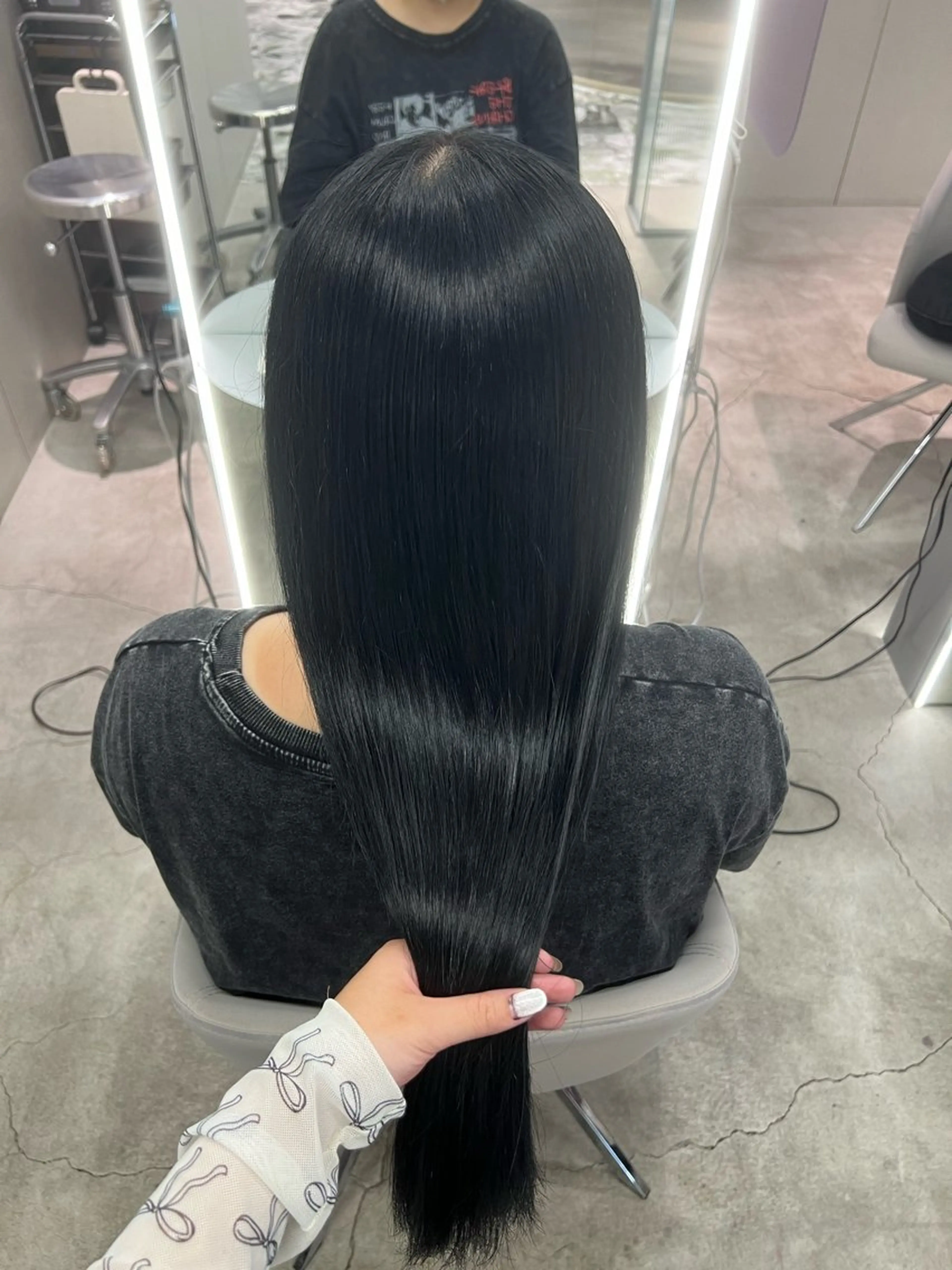 カラー 黒髪 透明感カラー GEM/ hinanaのヘアスタイル
