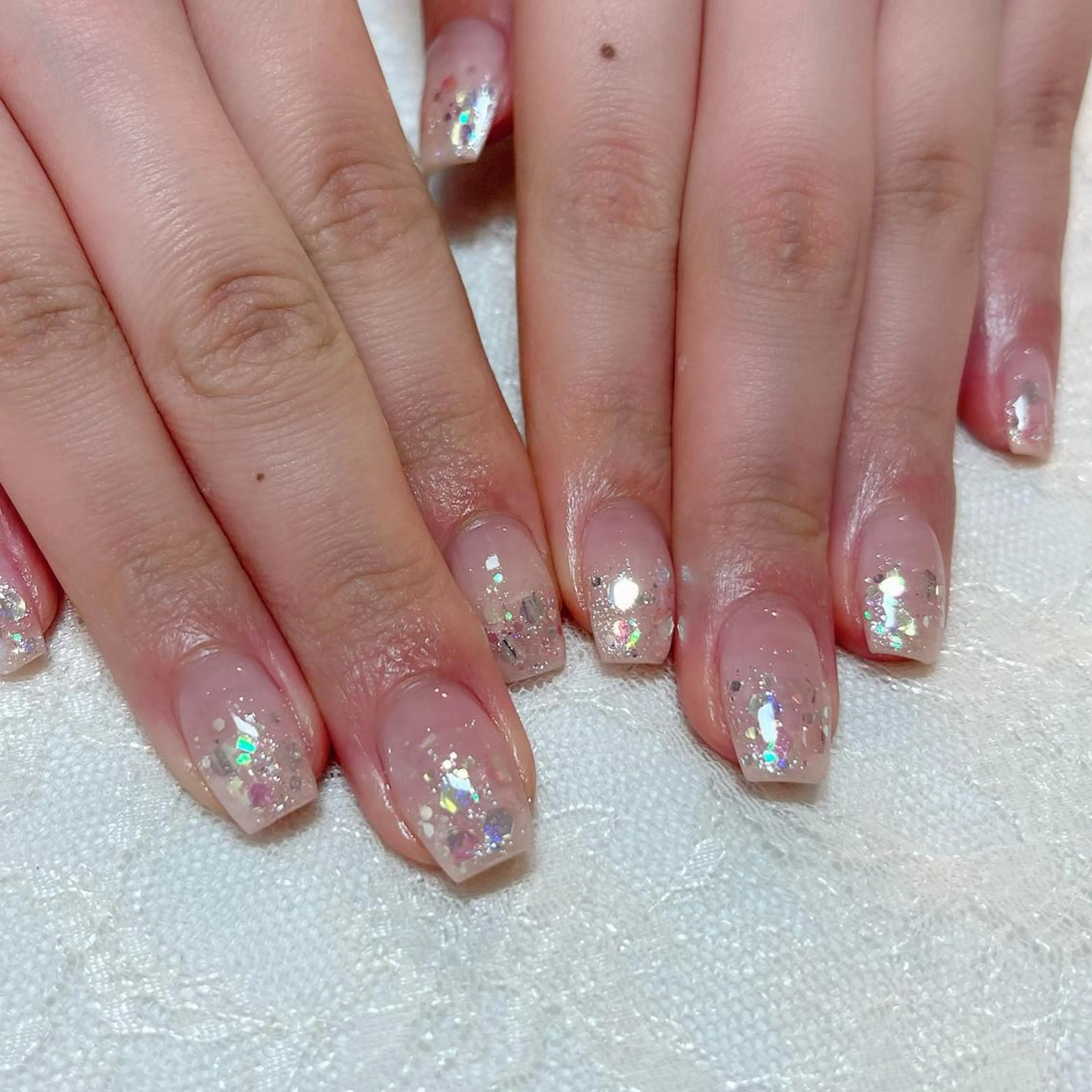 ネイル キラキラネイル ハンドネイル aoinail所属・aoi nailのネイルデザイン