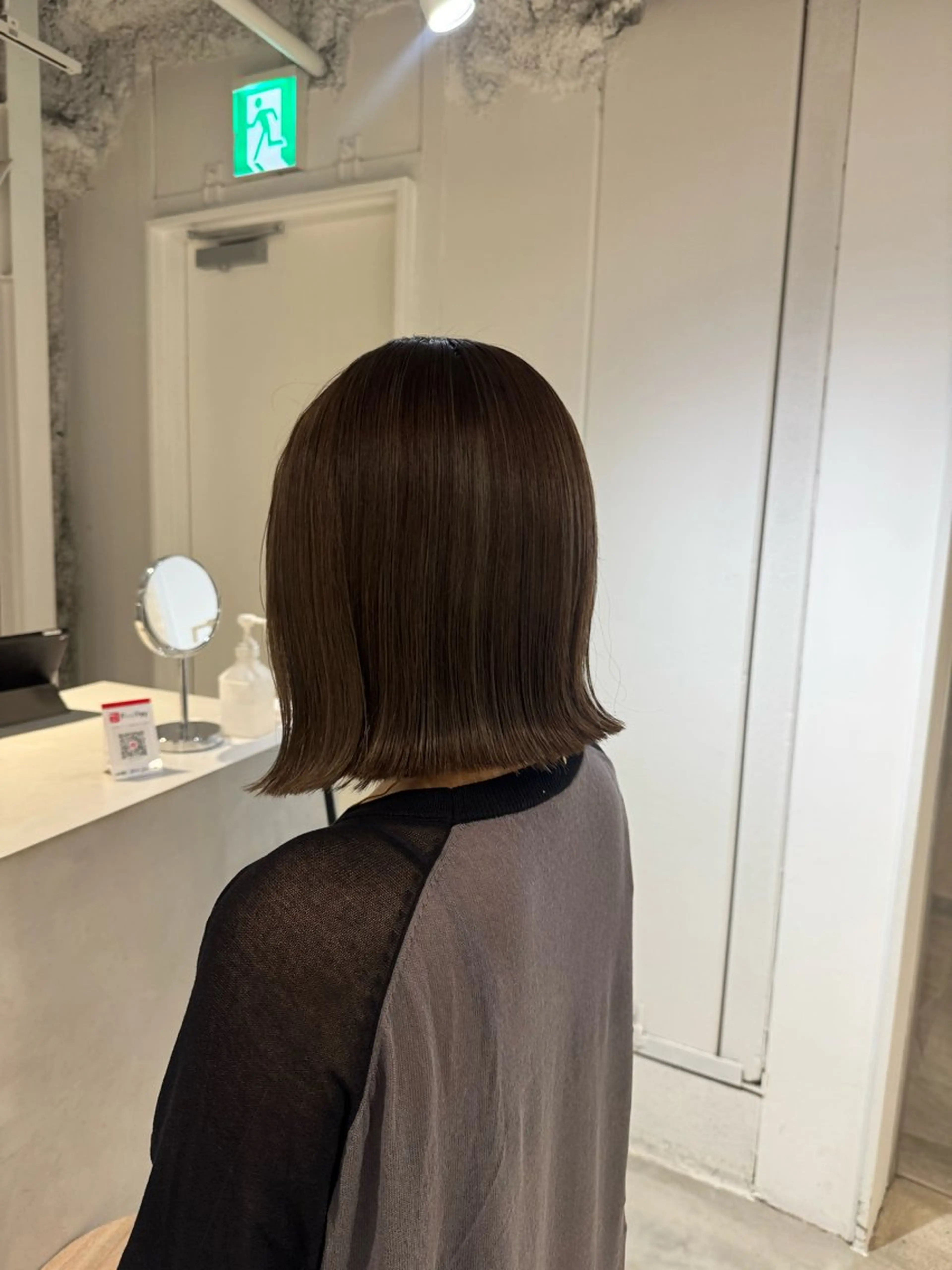 セミロング カット ヘアカラー トリートメント 顔周りカット・相談 レイヤーも◎しずくのヘアスタイル