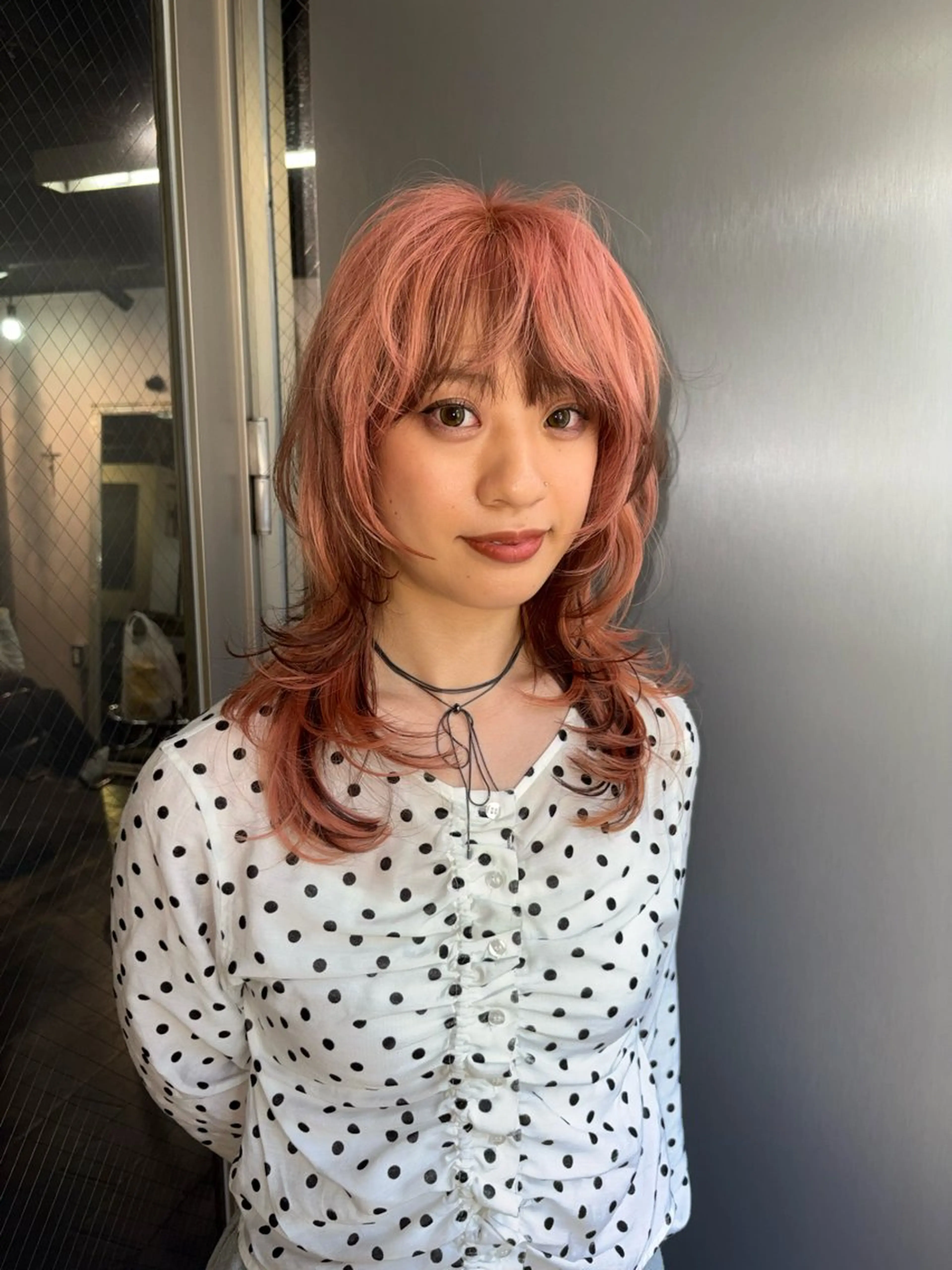ミディアム カラー ヘアカラー 心斎橋/デザインカラ ー/海外風/ナツミのヘアスタイル