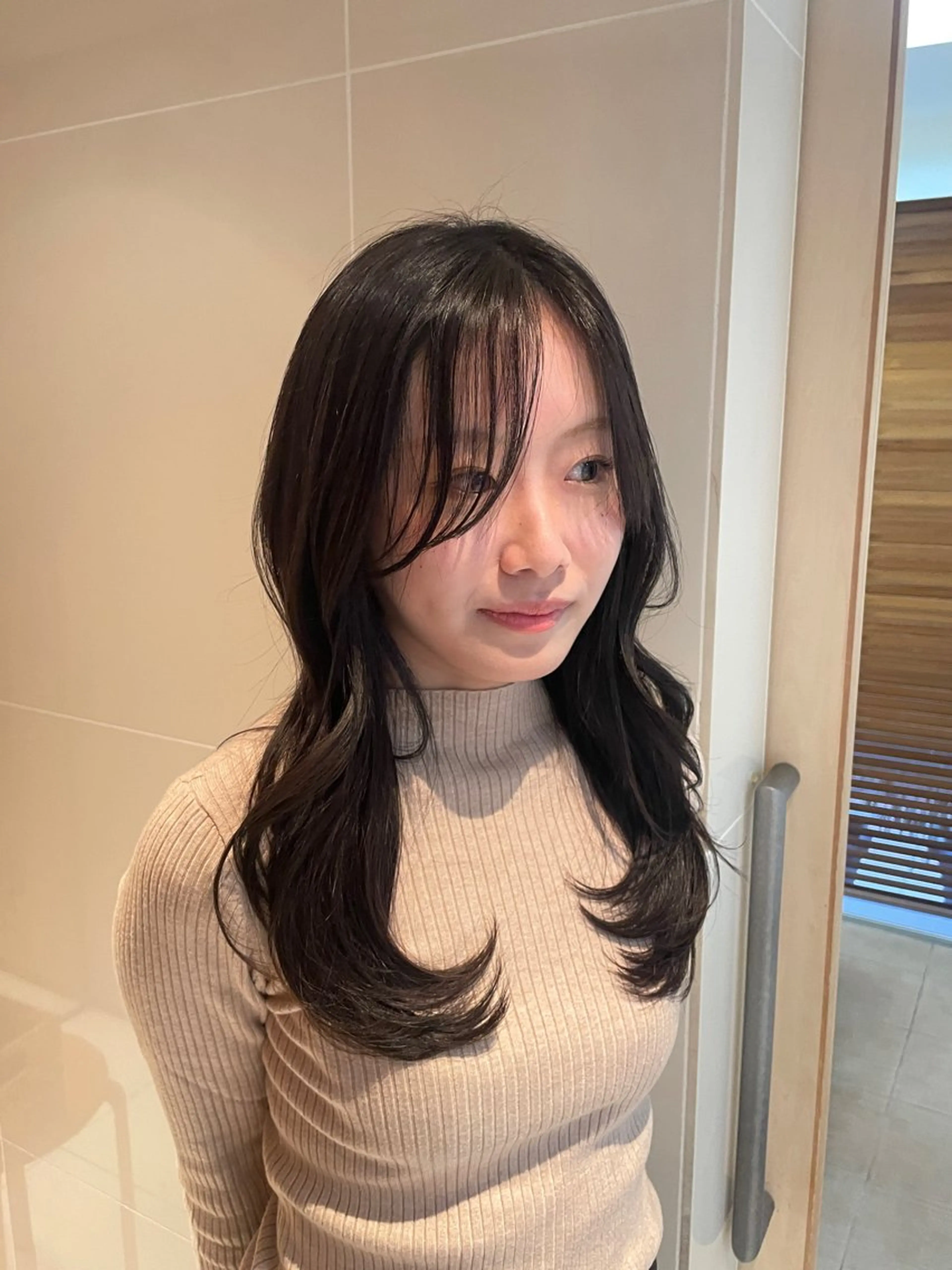 ロング カラー 透明感カラー レイヤーカット カット ヘアカラー トリートメント 縮毛矯正/レイヤー 🌙児玉光瑠のヘアスタイル