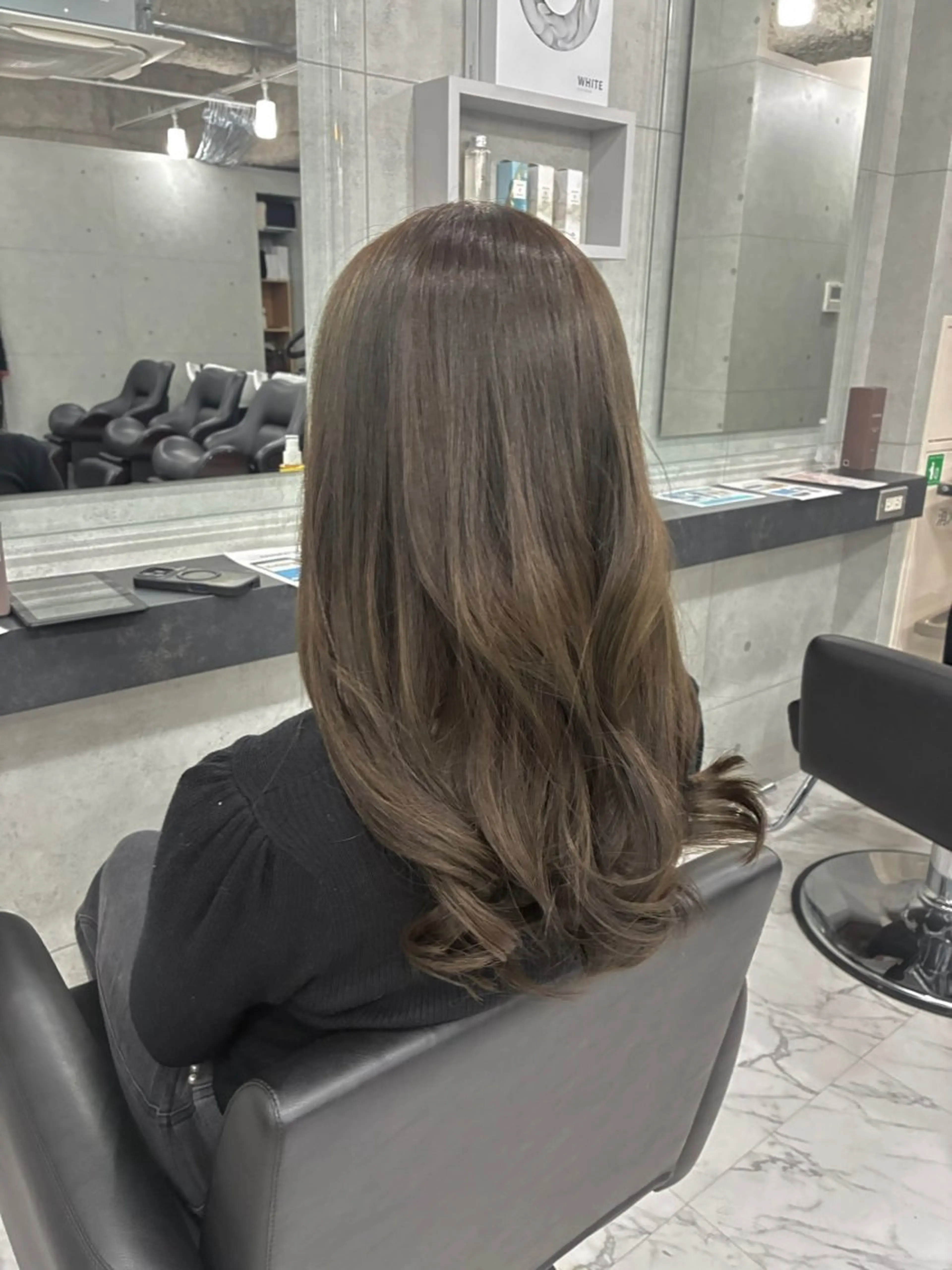 ロング カラー カット ヘアカラー Endearing 北澤那未🌟銀座のヘアスタイル