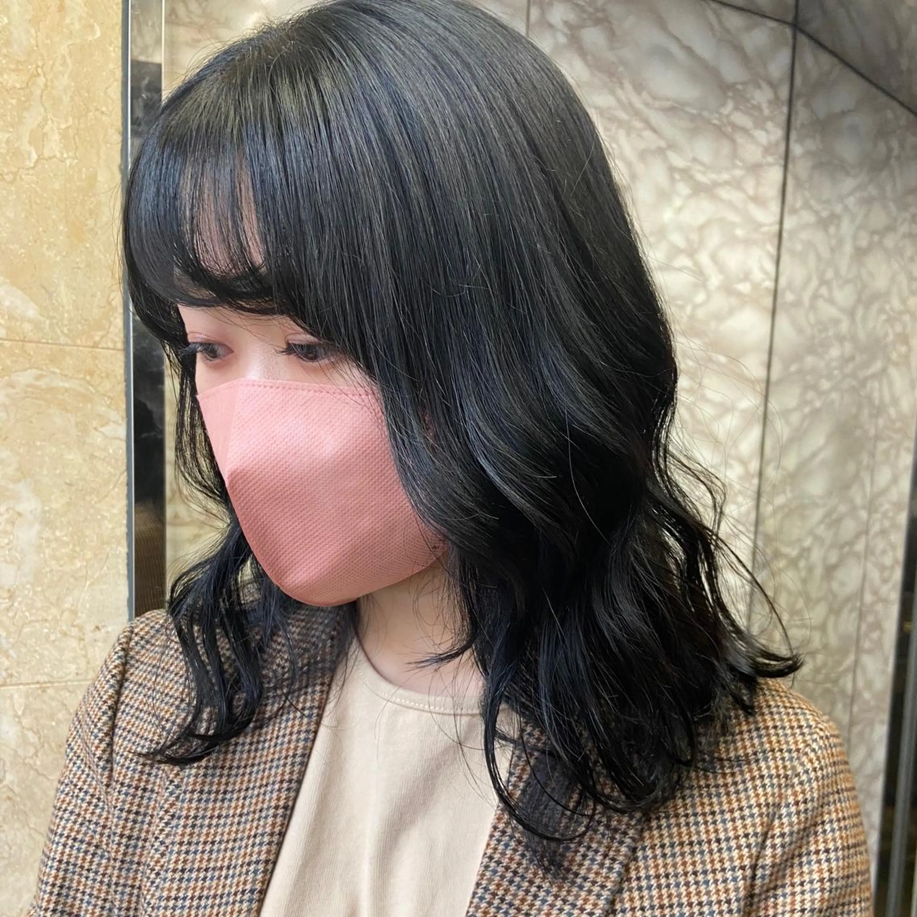 ロング ヘアカラー トリートメント ヘアセット 地毛風艶カラー🌿 喜多夏海のヘアスタイル