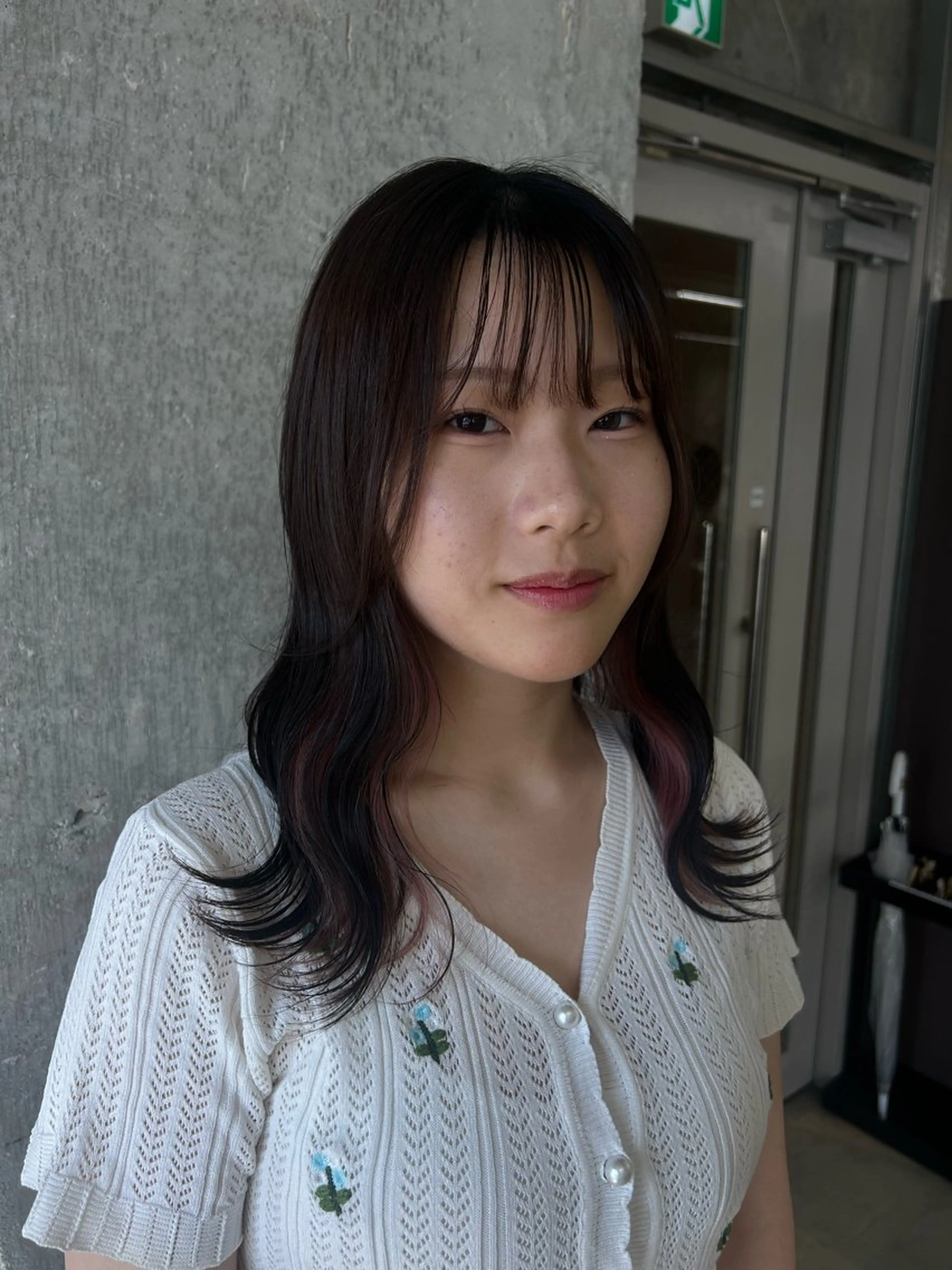 セミロング ヘアカラー 伊藤ほのか /パーマ/オリーブのヘアスタイル