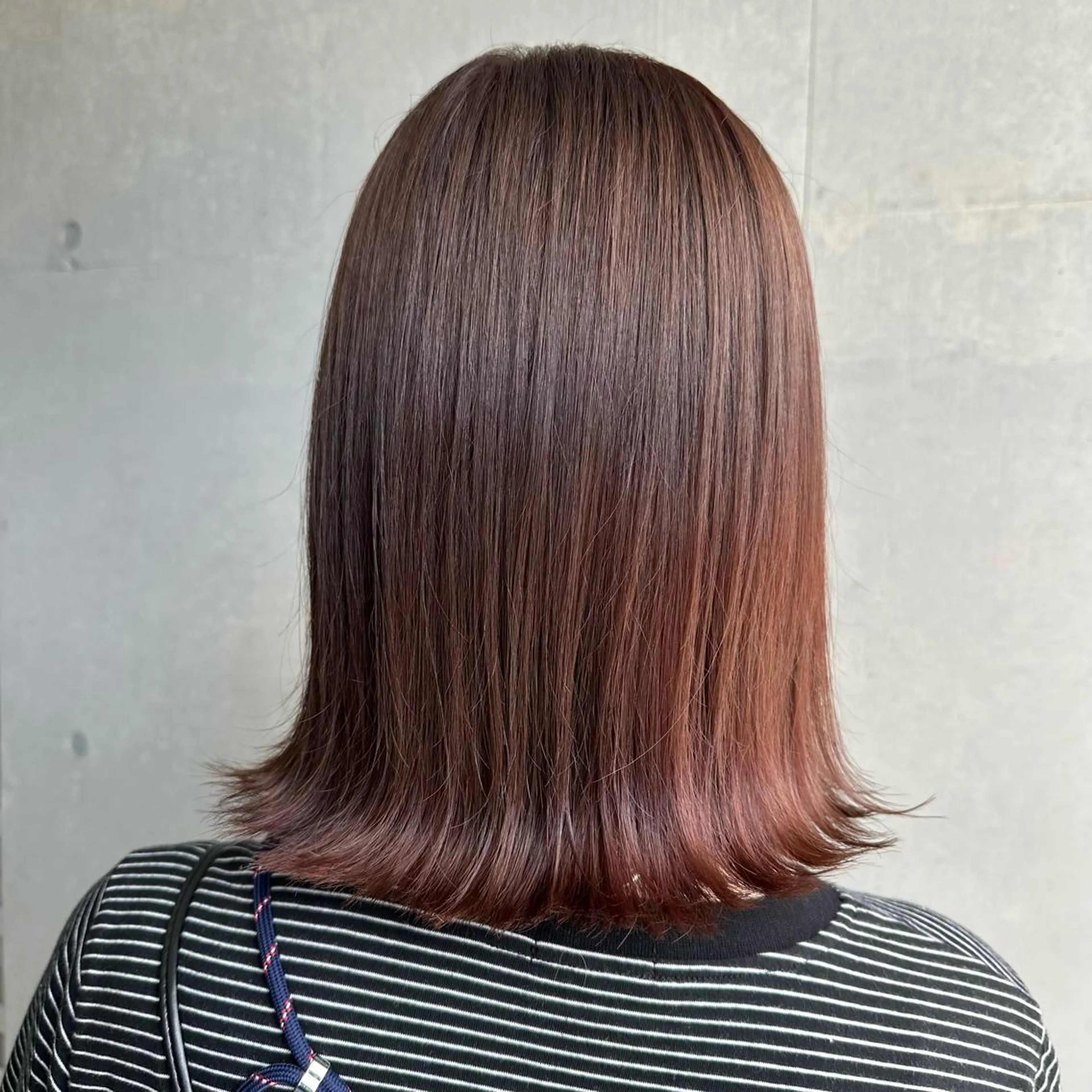 ミディアム カラー 大人女性の艶カット カラー/菊池柊真🌟のヘアスタイル