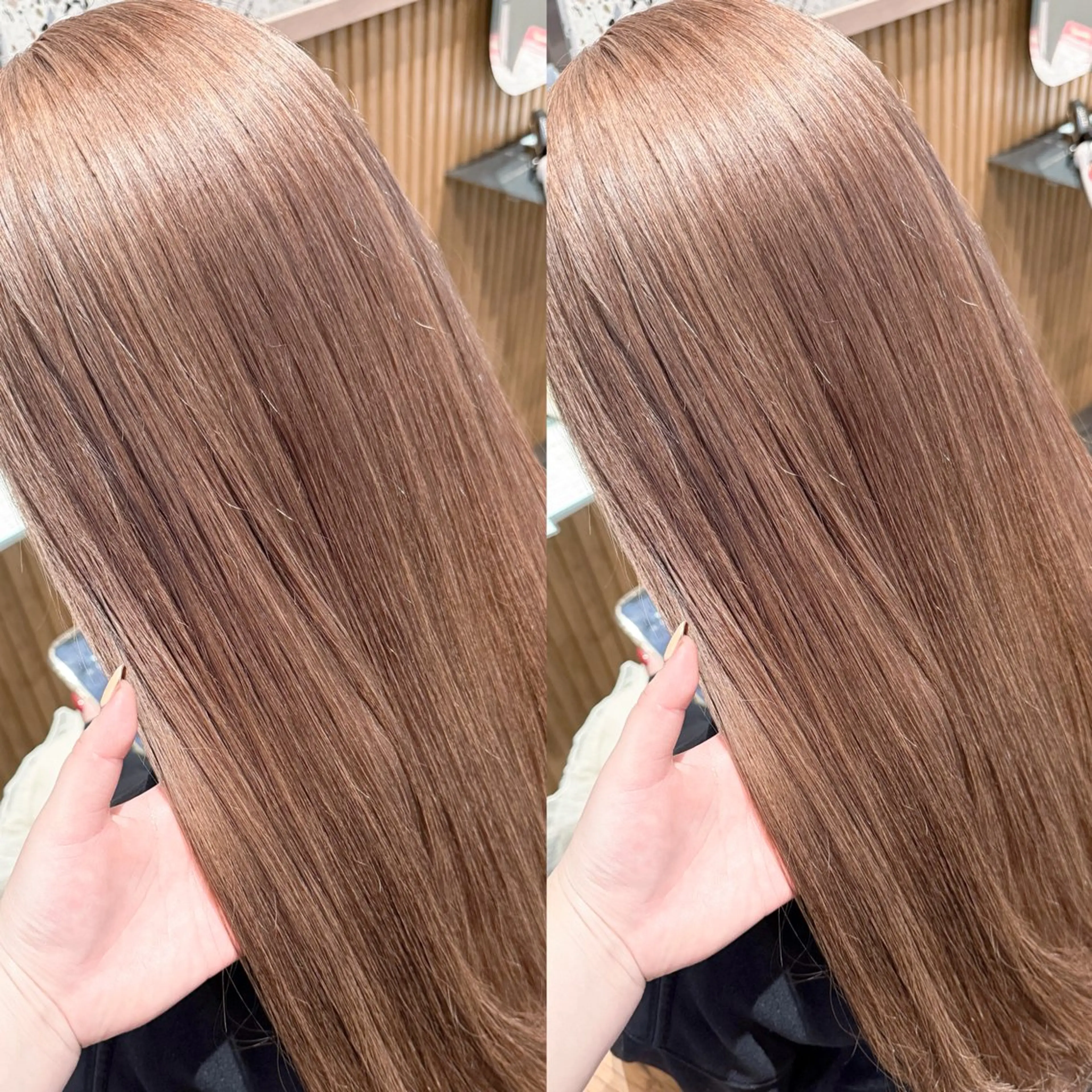 ロング カラー ベージュカラー ブリーチ 透明感カラー ブリーチなしカラー ピンクカラー La fith hair charme 渋谷店【ラフィス ヘアー シャルム】所属・🌟レディースシ ョート🌟クルミのヘアスタイル