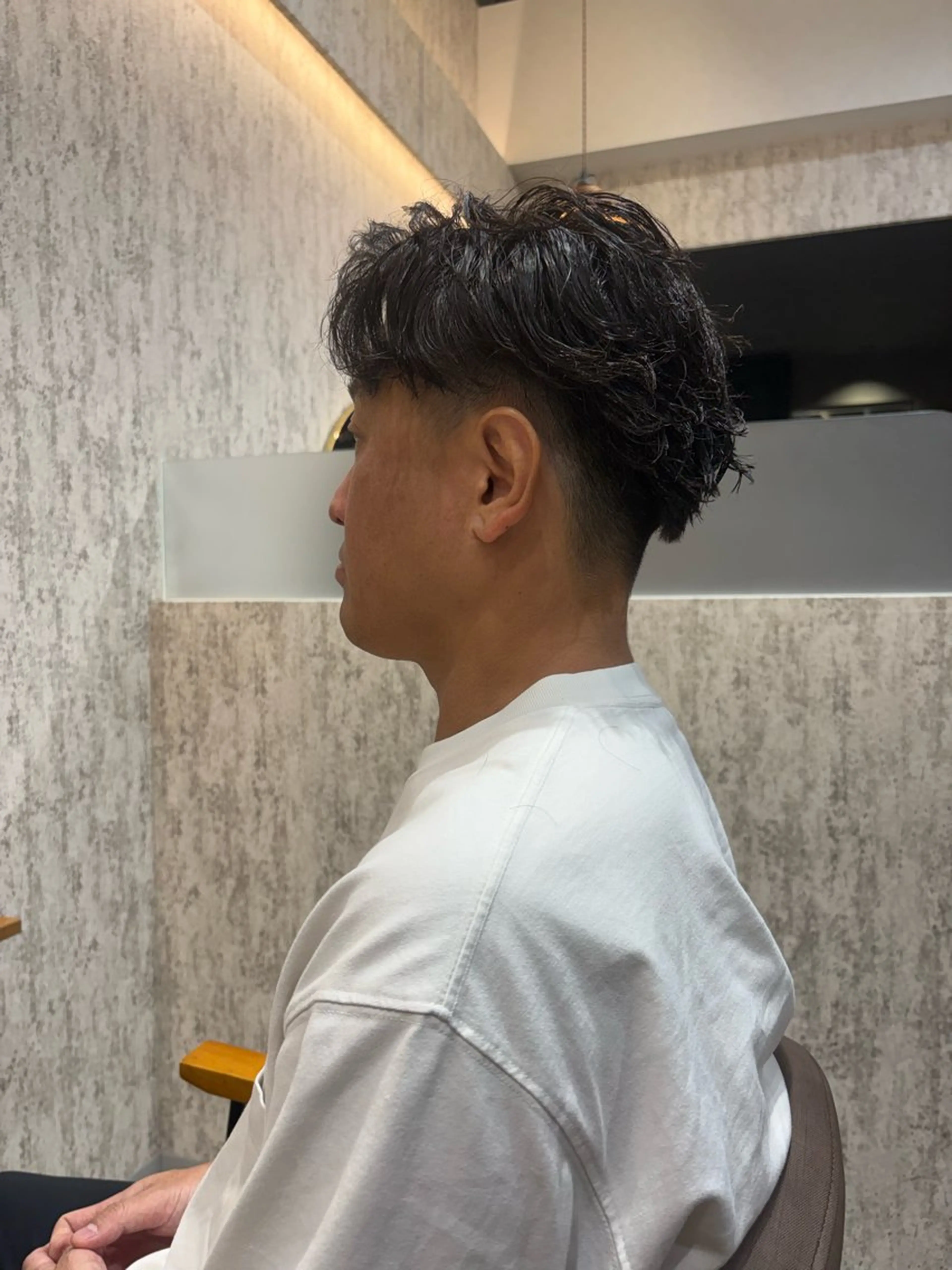 ショート パーマ カット パーマ balance.赤田 蒼空のヘアスタイル