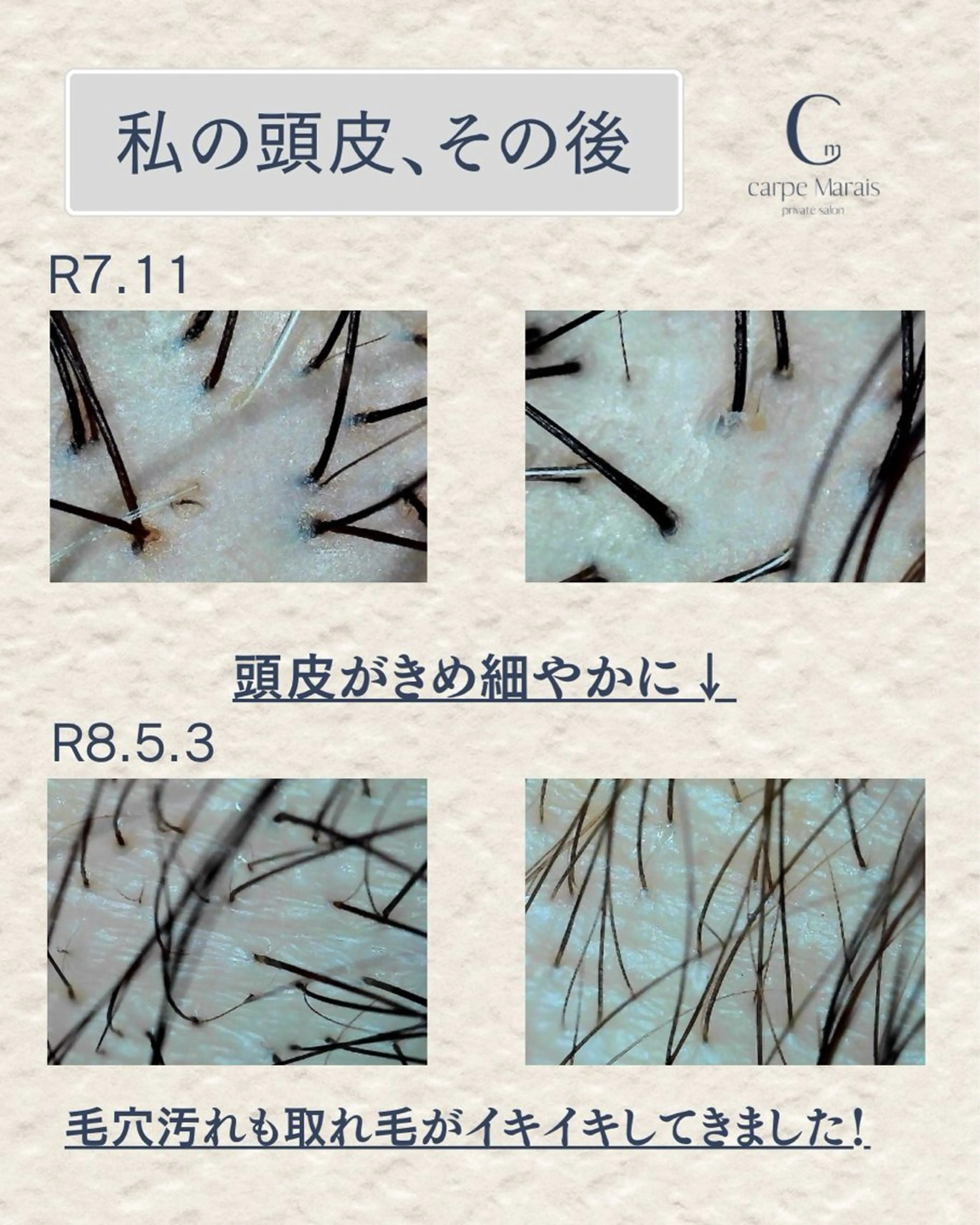 carpe Maraisのヘアスタイル