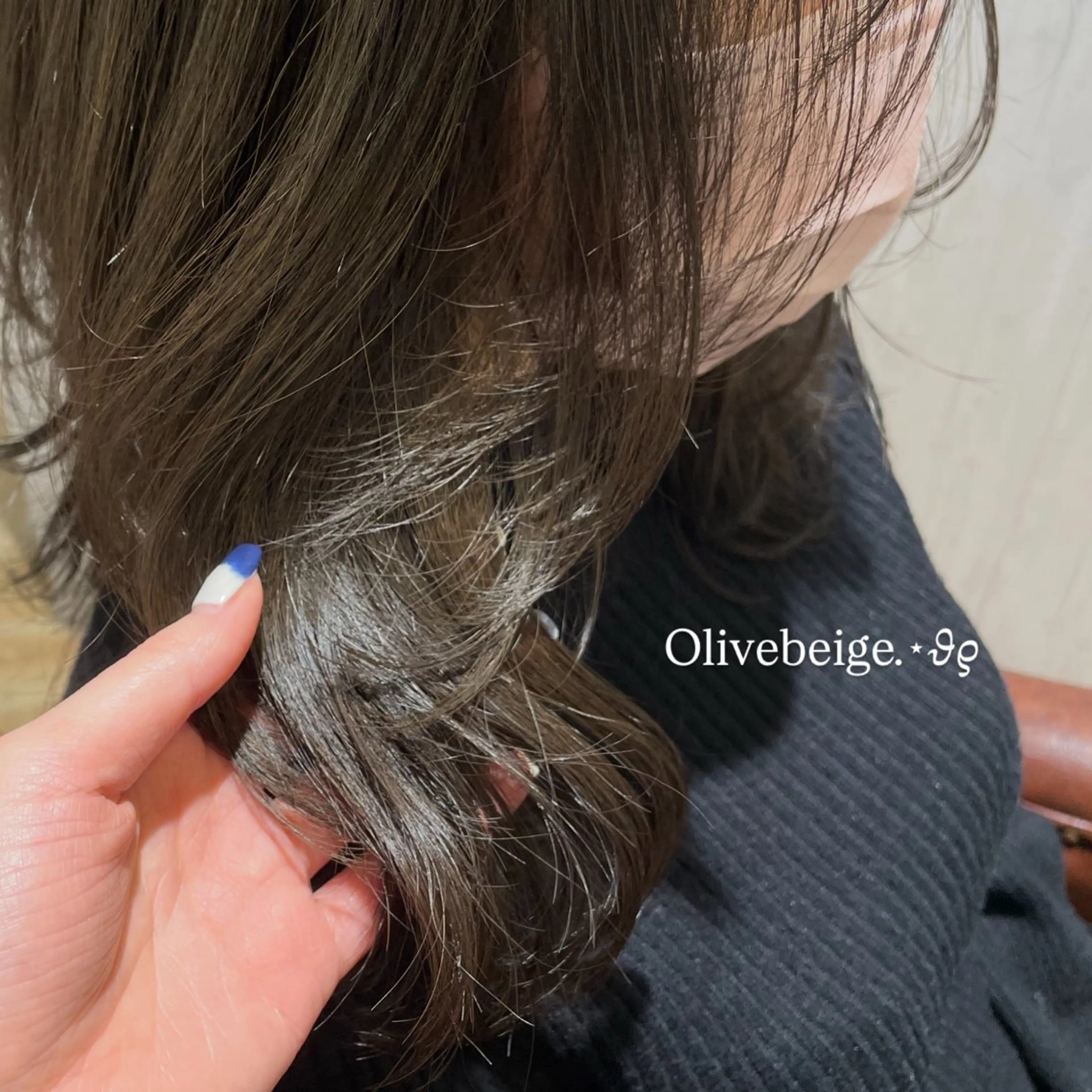 セミロング ちば さやのヘアスタイル