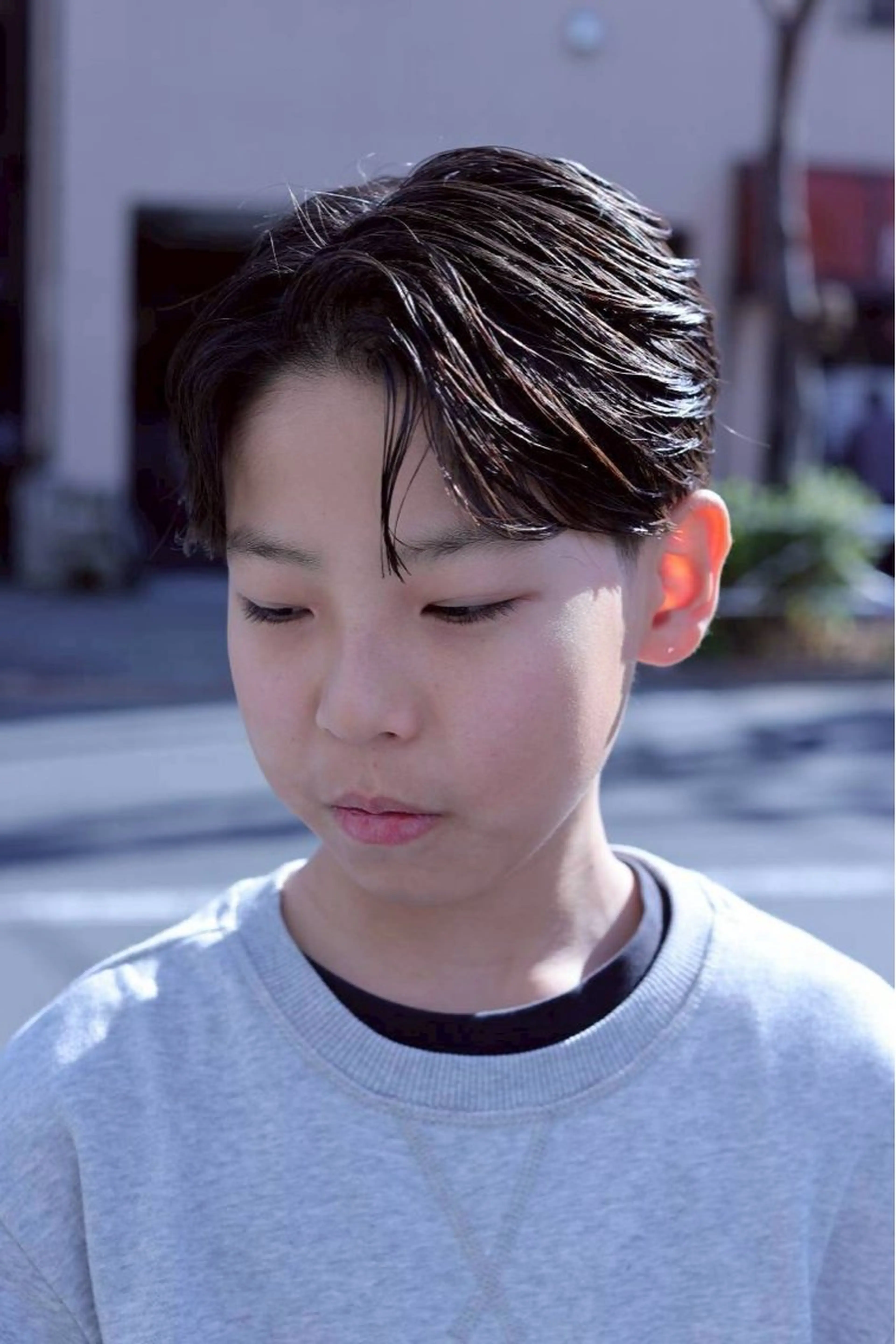 ショート メンズ キッズ メンズパーマ 堤　生智のヘアスタイル